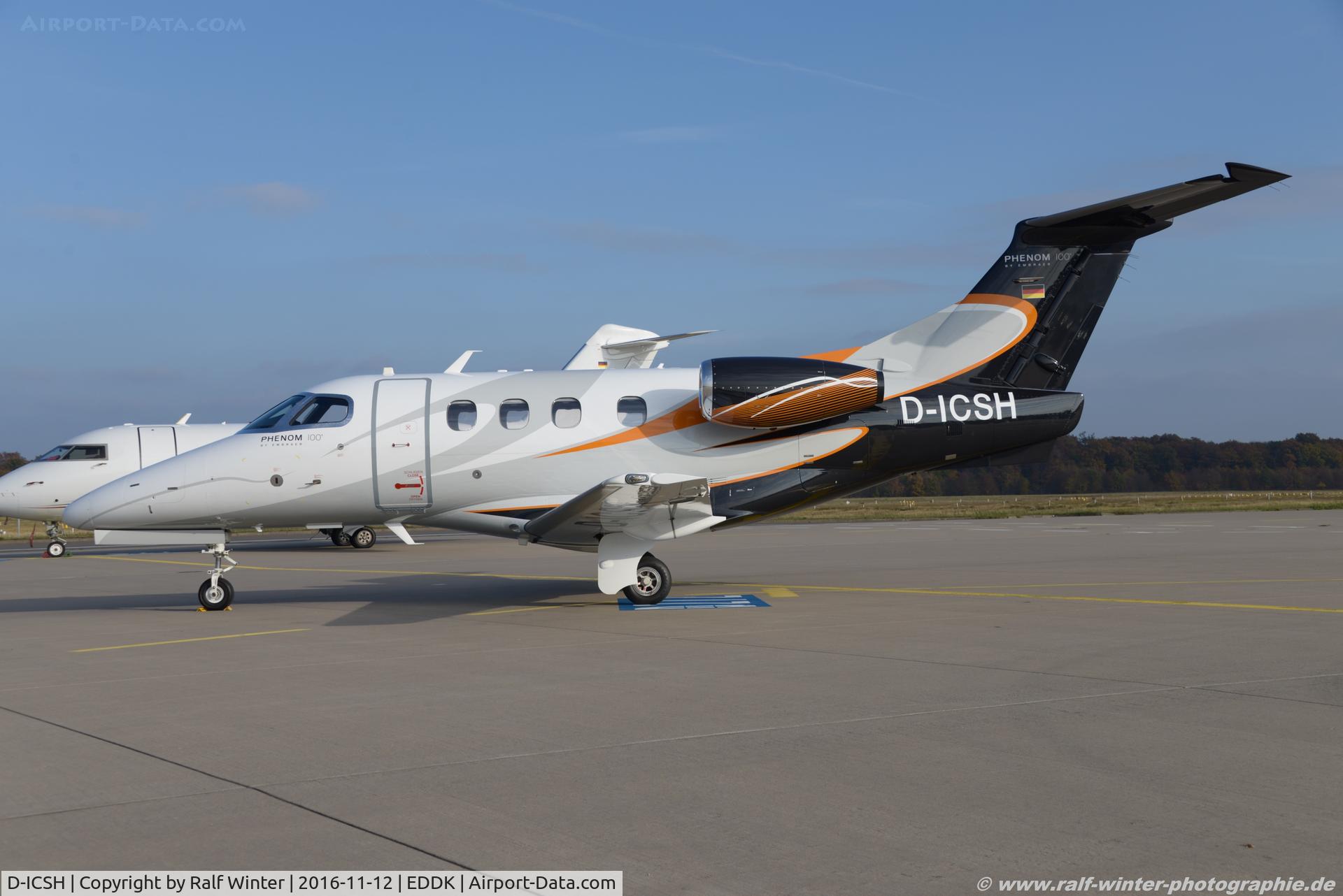 D-ICSH, 2010 Embraer EMB-500 Phenom 100 C/N 50000142, Embraer Phenom 100 EMB-500 - Private - 50000142 - D-ICSH - 12.11.2016 - CGN