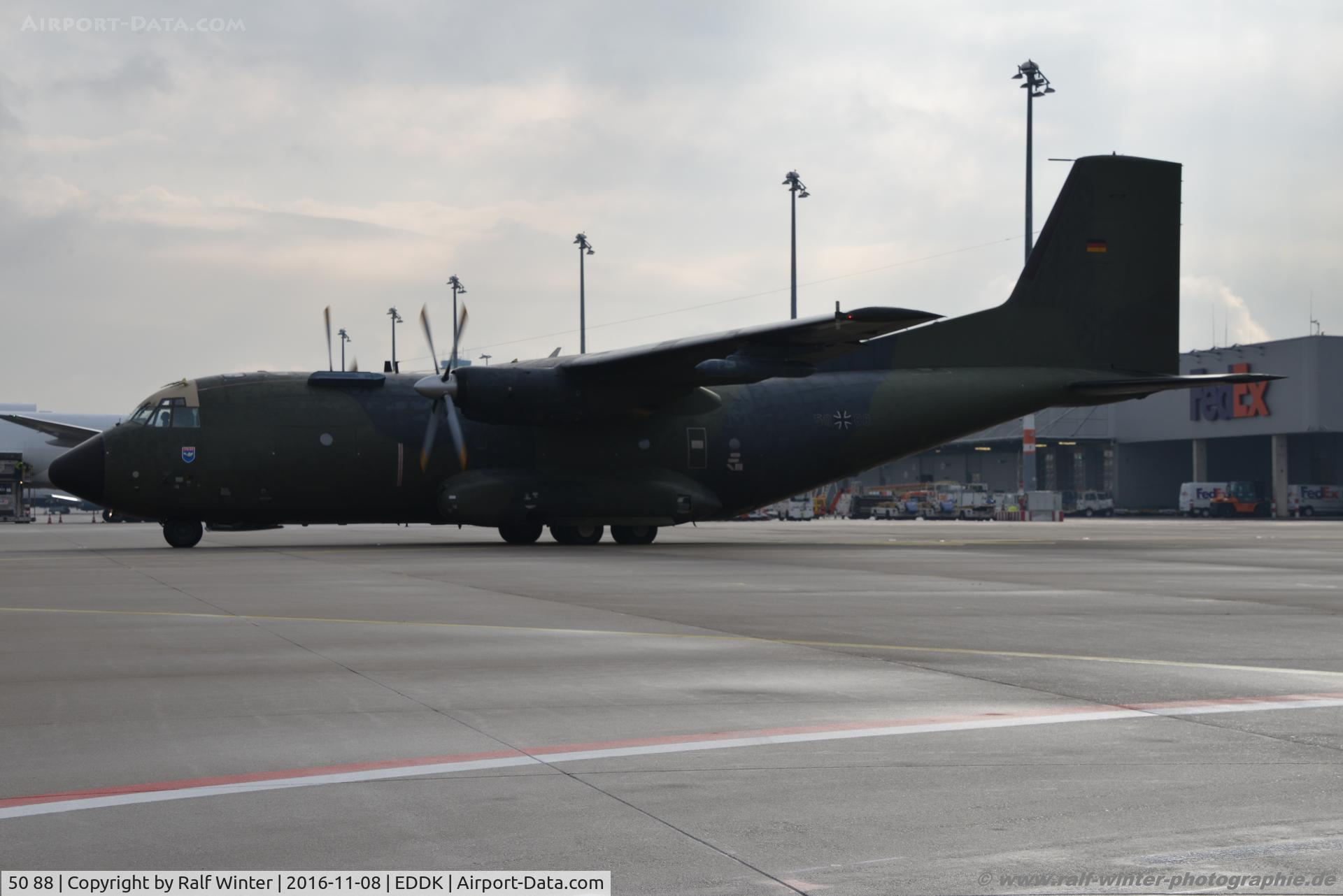 50 88, Transall C-160D C/N D125, Transall C-160D - GAF German Air Force - D125 - 50+88 - 08.11.2016 - CGN