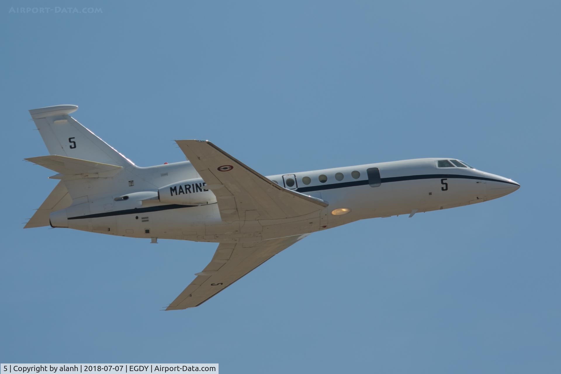 5, Dassault Falcon 50EX C/N 5, At Yeovilton Air Day 2018