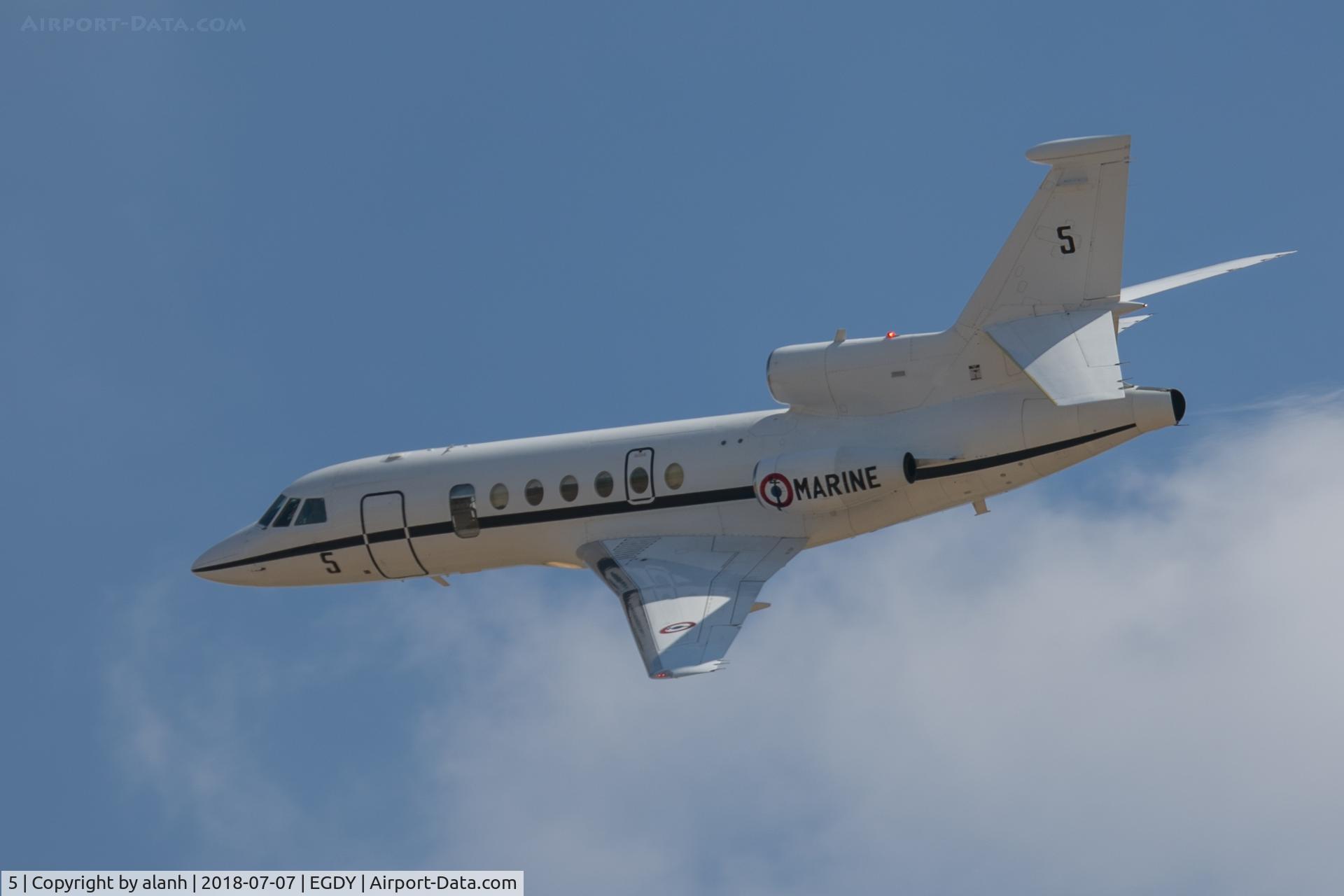 5, Dassault Falcon 50EX C/N 5, At Yeovilton Air Day 2018