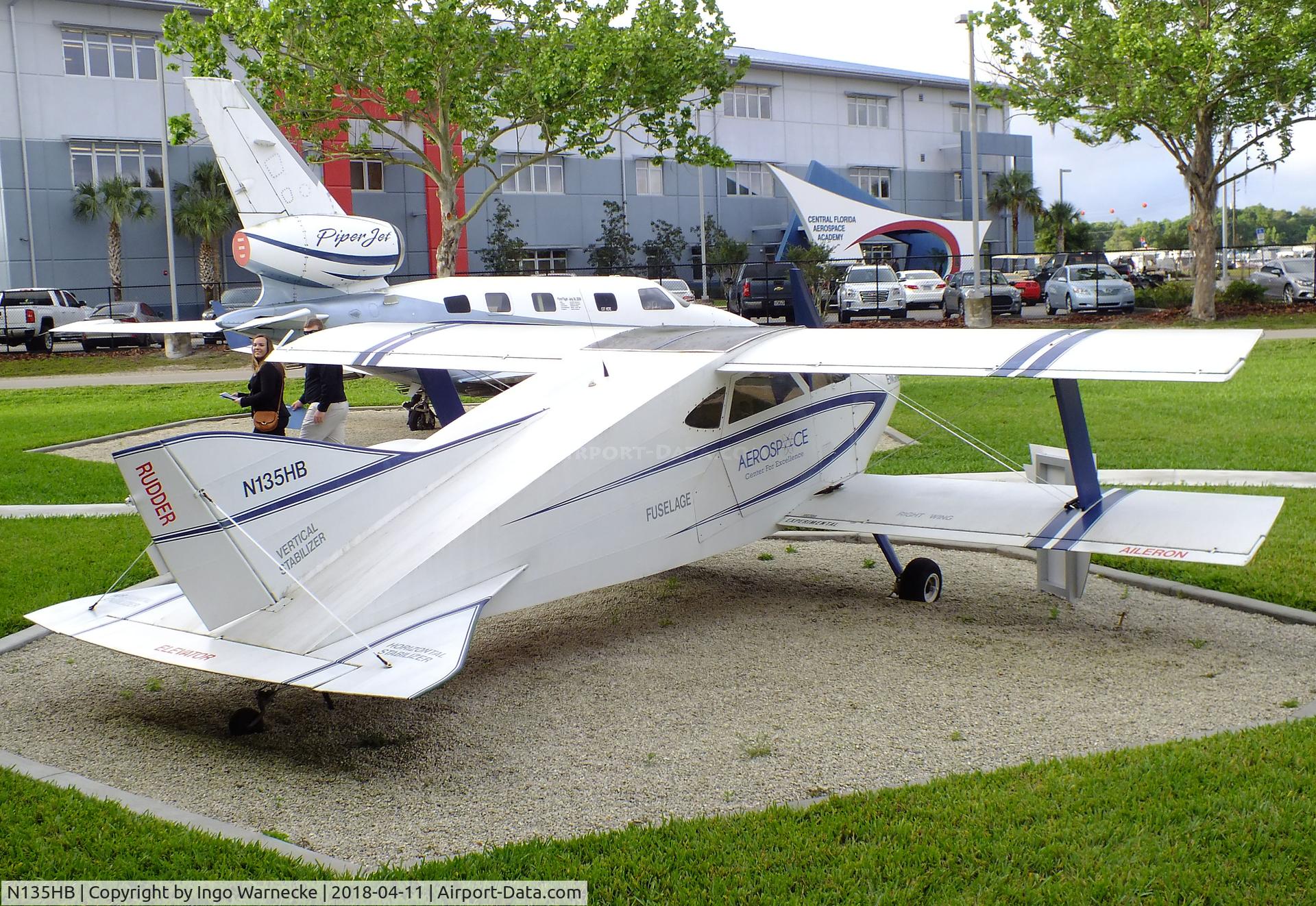 N135HB, 1995 Sorrell SNS-7 Hiperbipe C/N 207, Sorrell SNS-7 Hiperbipe outside the Florida Air Museum (ex ISAM) during 2018 Sun 'n Fun, Lakeland FL
