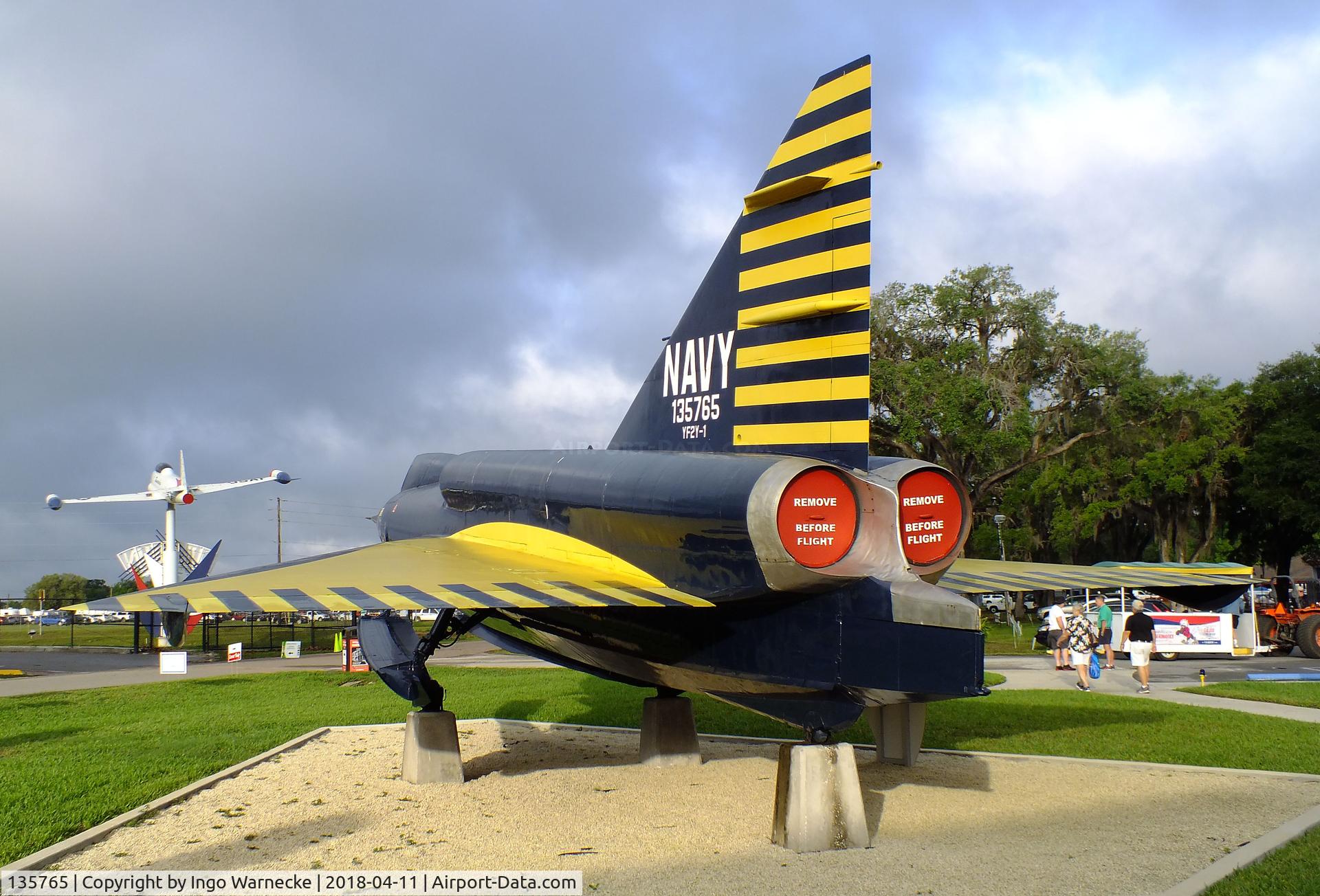 135765, 1953 Convair YF2Y-1 Sea Dart C/N Not found 135765, Convair YF2Y-1 Sea Dart outside the Florida Air Museum (ex ISAM) during 2018 Sun 'n Fun, Lakeland FL