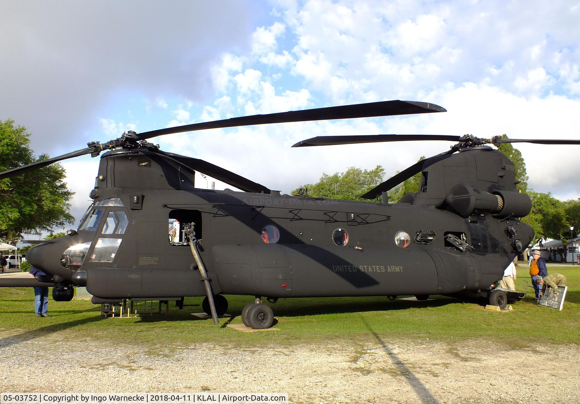 05-03752, 1981 Boeing MH-47G Chinook C/N M.3752, Boeing MH-47G Chinook of the US Army at 2018 Sun 'n Fun, Lakeland FL