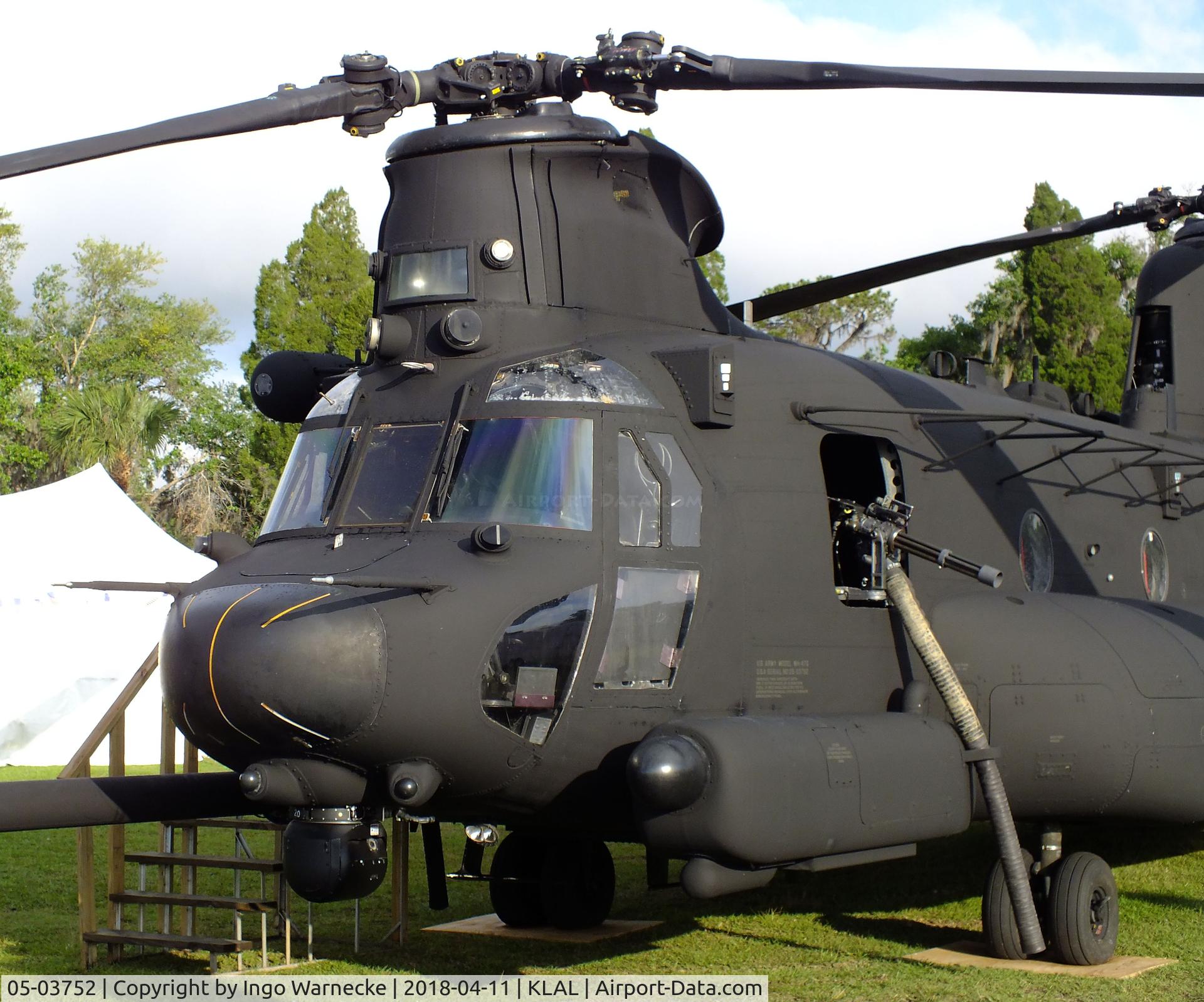 05-03752, 1981 Boeing MH-47G Chinook C/N M.3752, Boeing MH-47G Chinook of the US Army at 2018 Sun 'n Fun, Lakeland FL