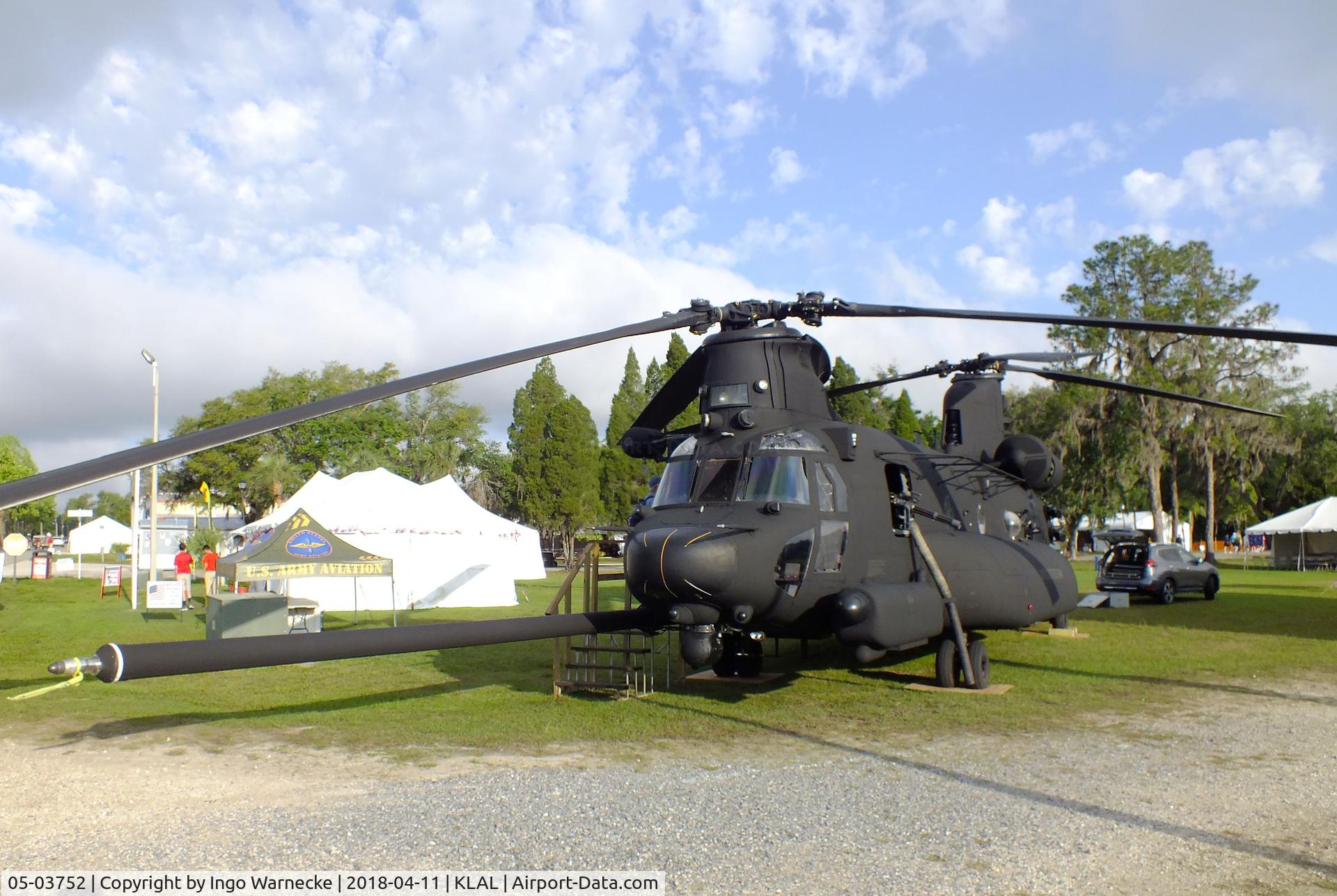 05-03752, 1981 Boeing MH-47G Chinook C/N M.3752, Boeing MH-47G Chinook of the US Army at 2018 Sun 'n Fun, Lakeland FL
