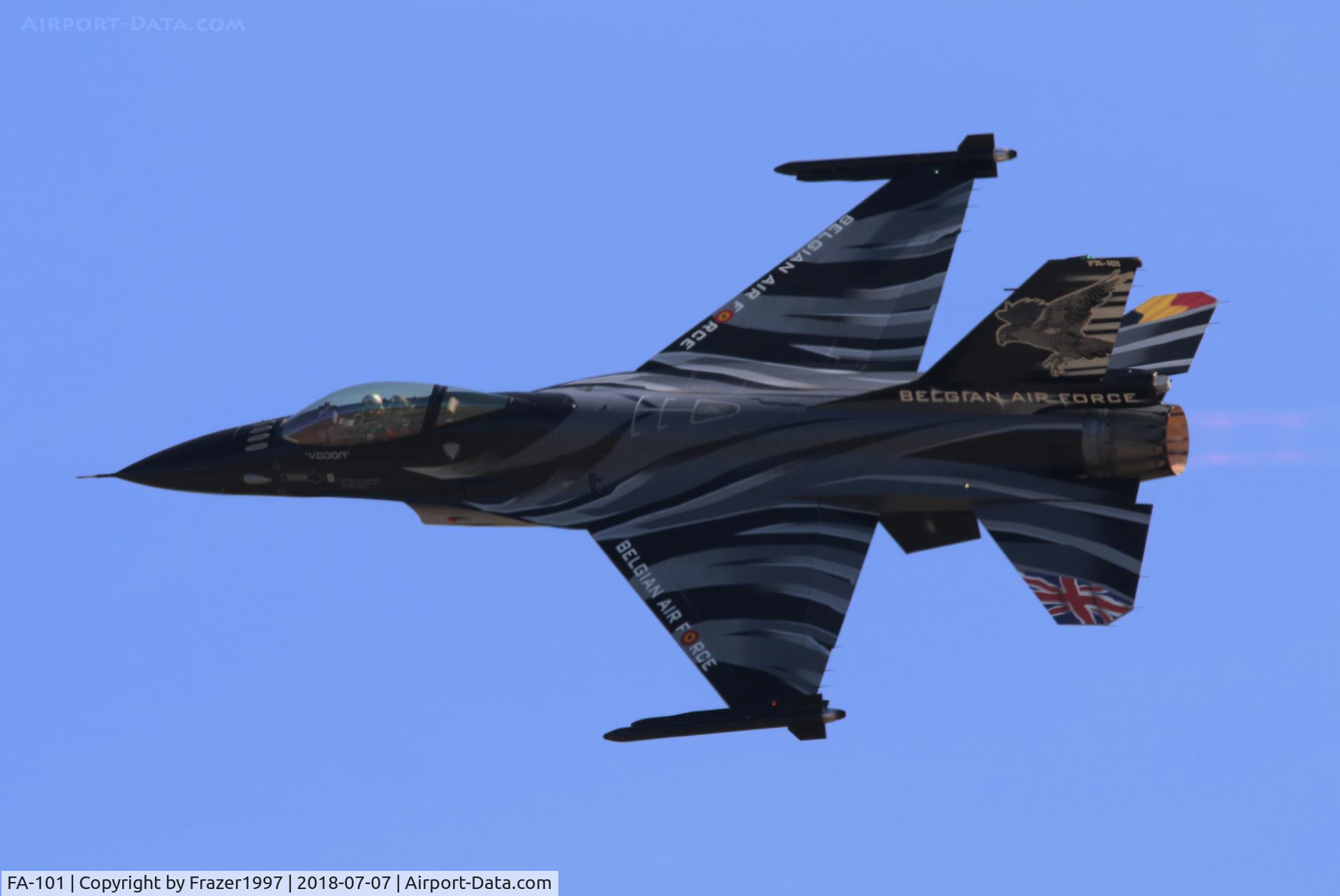 FA-101, SABCA F-16AM Fighting Falcon C/N 6H-101, At Yeovilton airday 2018