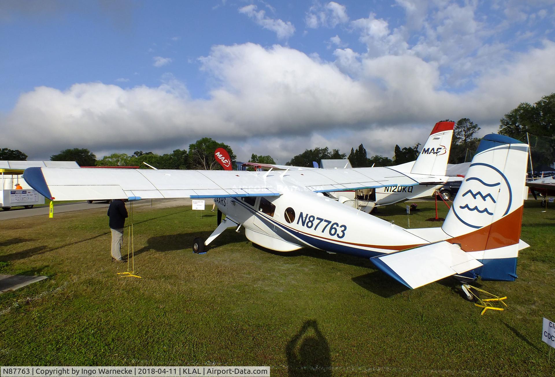 N87763, Helio U-10B Super Courier C/N 558, Helio U-10B/U-28/H-391B Courier at 2018 Sun 'n Fun, Lakeland FL