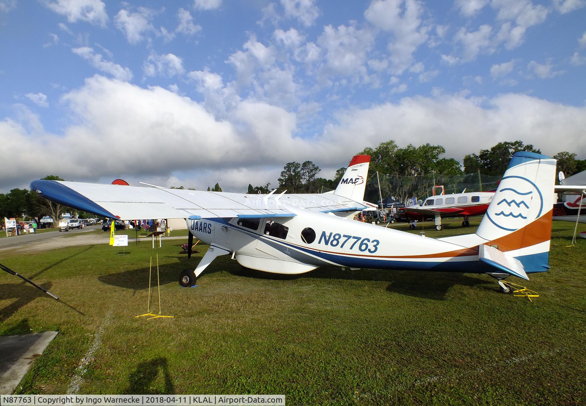 N87763, Helio U-10B Super Courier C/N 558, Helio U-10B/U-28/H-391B Courier at 2018 Sun 'n Fun, Lakeland FL