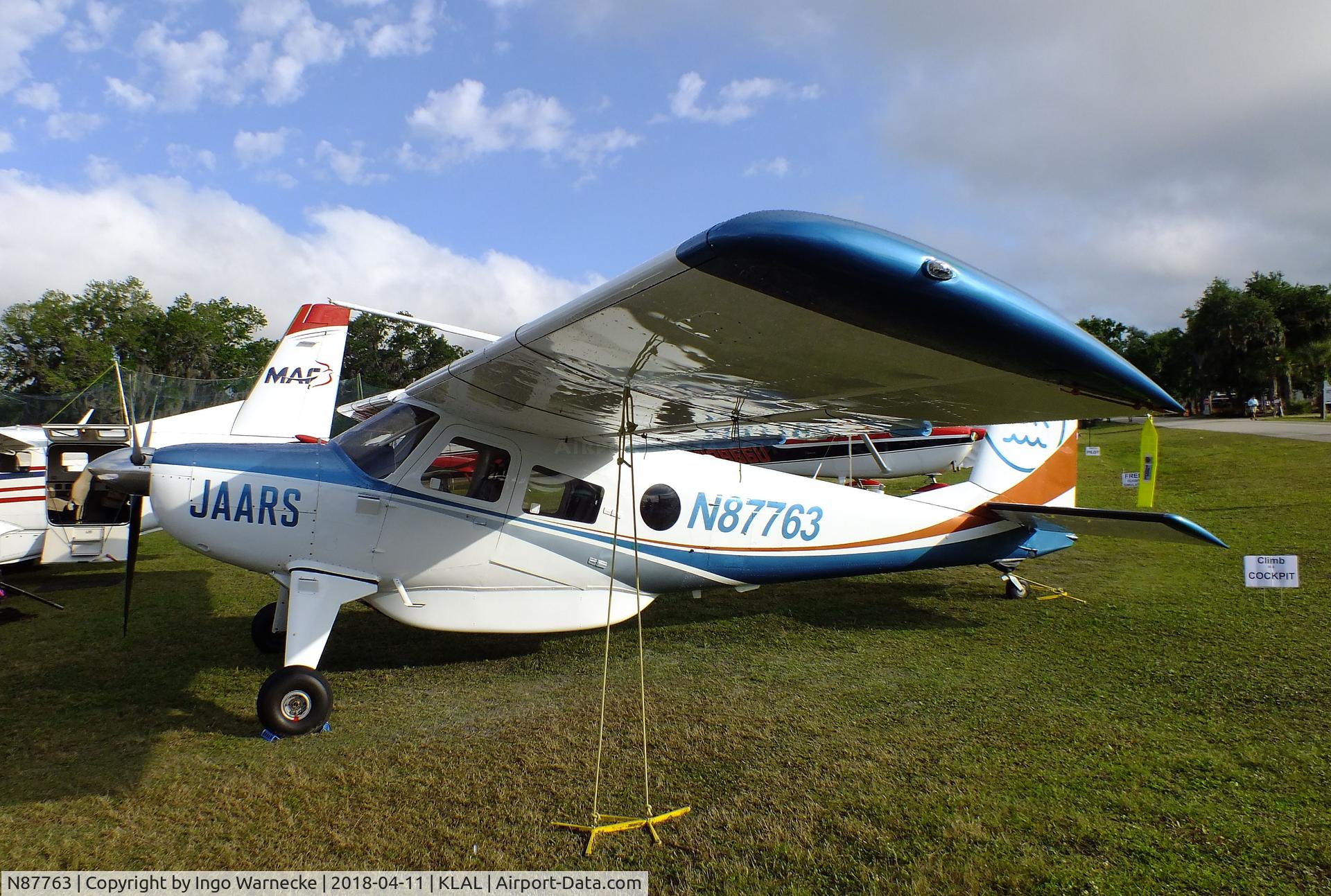 N87763, Helio U-10B Super Courier C/N 558, Helio U-10B/U-28/H-391B Courier at 2018 Sun 'n Fun, Lakeland FL