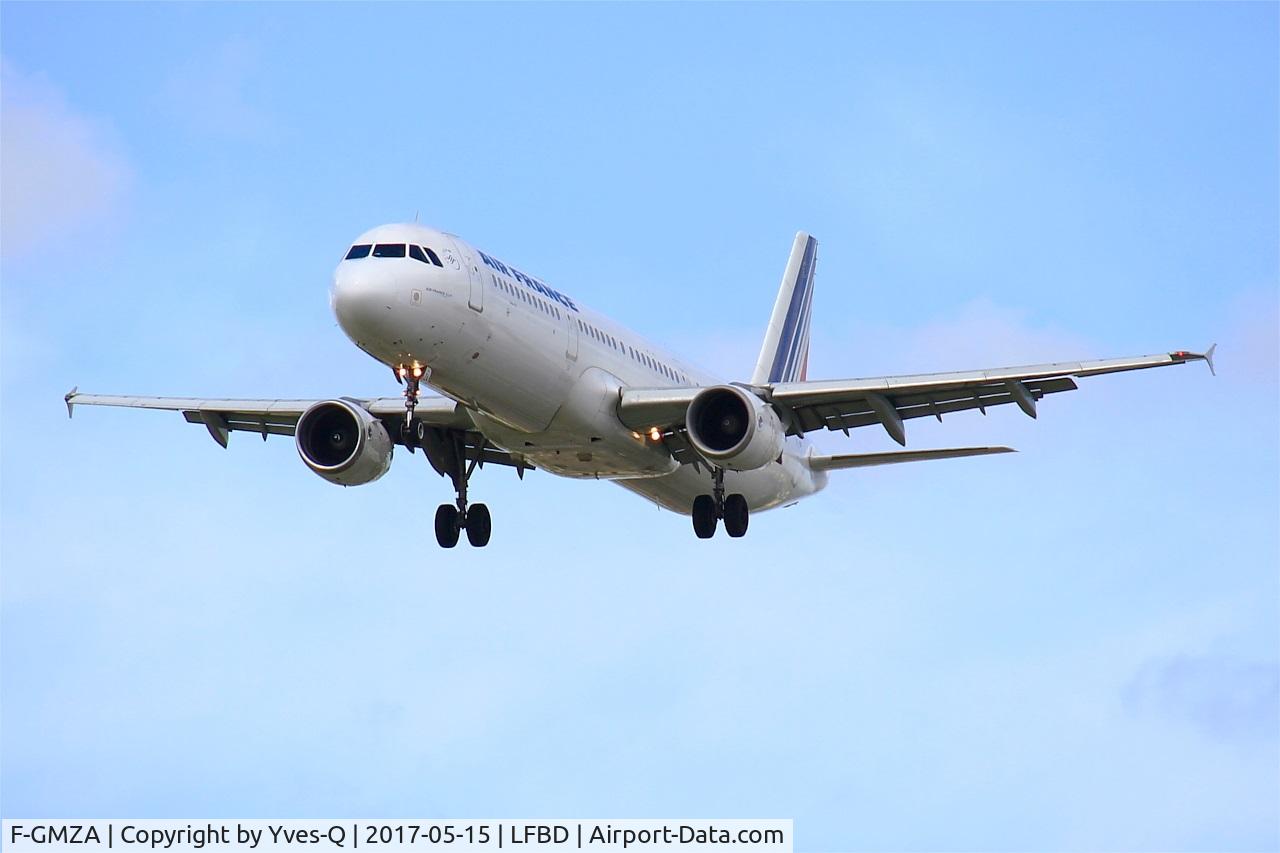 F-GMZA, 1994 Airbus A321-111 C/N 498, Airbus A321-111, Short approach rwy 23, Bordeaux-Mérignac airport (LFBD-BOD)
