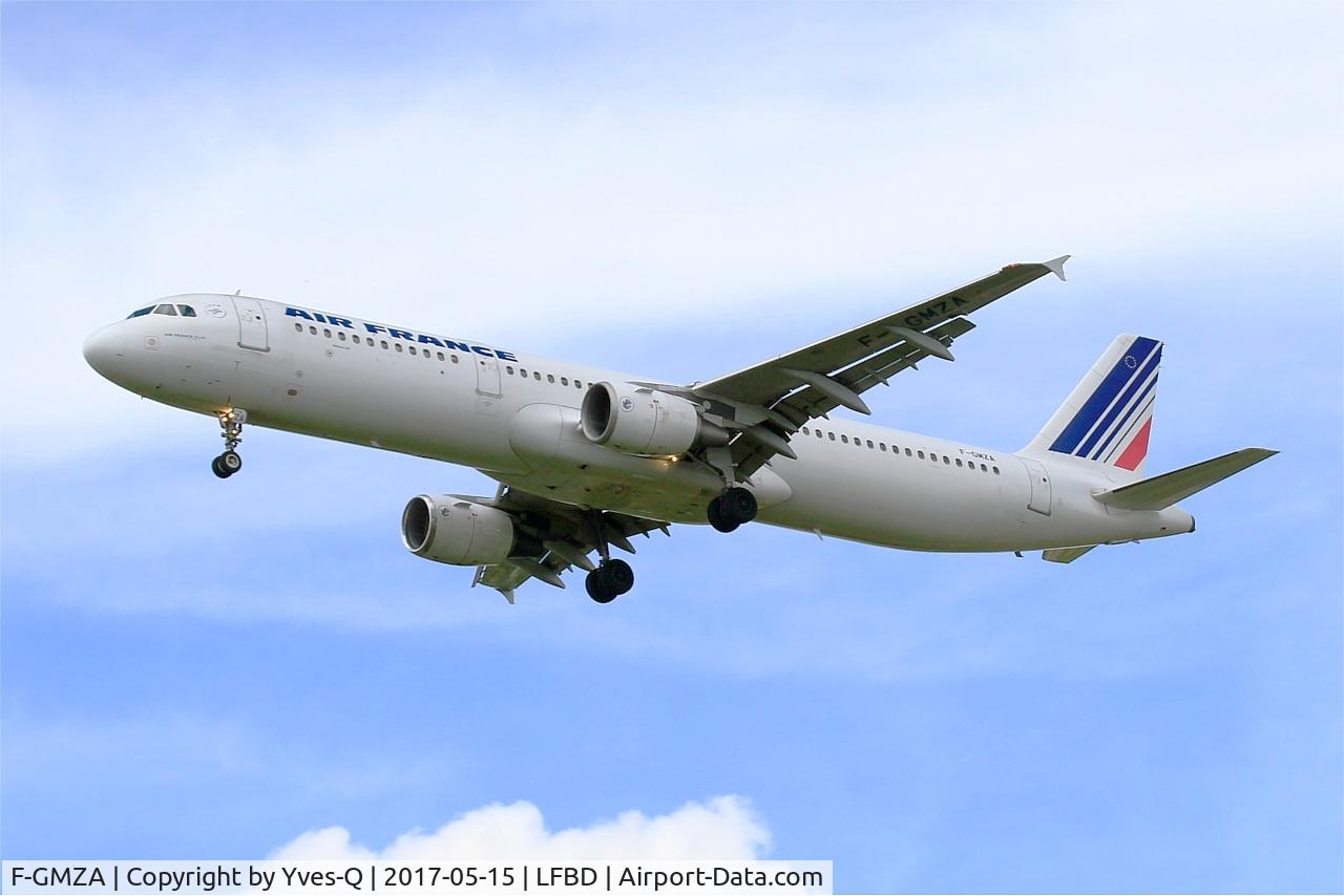 F-GMZA, 1994 Airbus A321-111 C/N 498, Airbus A321-111, On final rwy 23, Bordeaux-Mérignac airport (LFBD-BOD)
