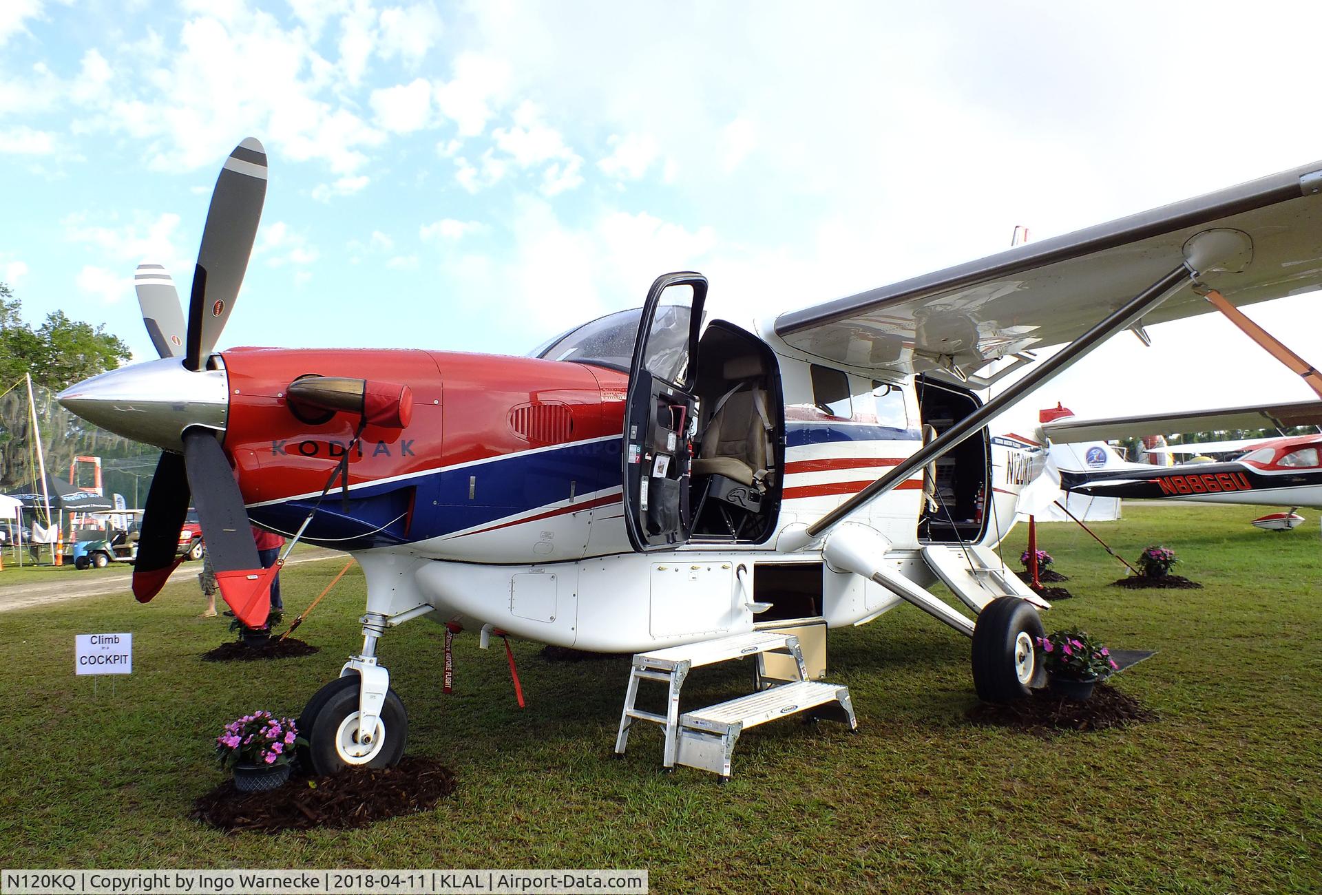 N120KQ, 2014 Quest Kodiak 100 C/N 100-0120, Quest Kodiak 100 of the MAF (Mission Aviation Fellowship) at 2018 Sun 'n Fun, Lakeland FL