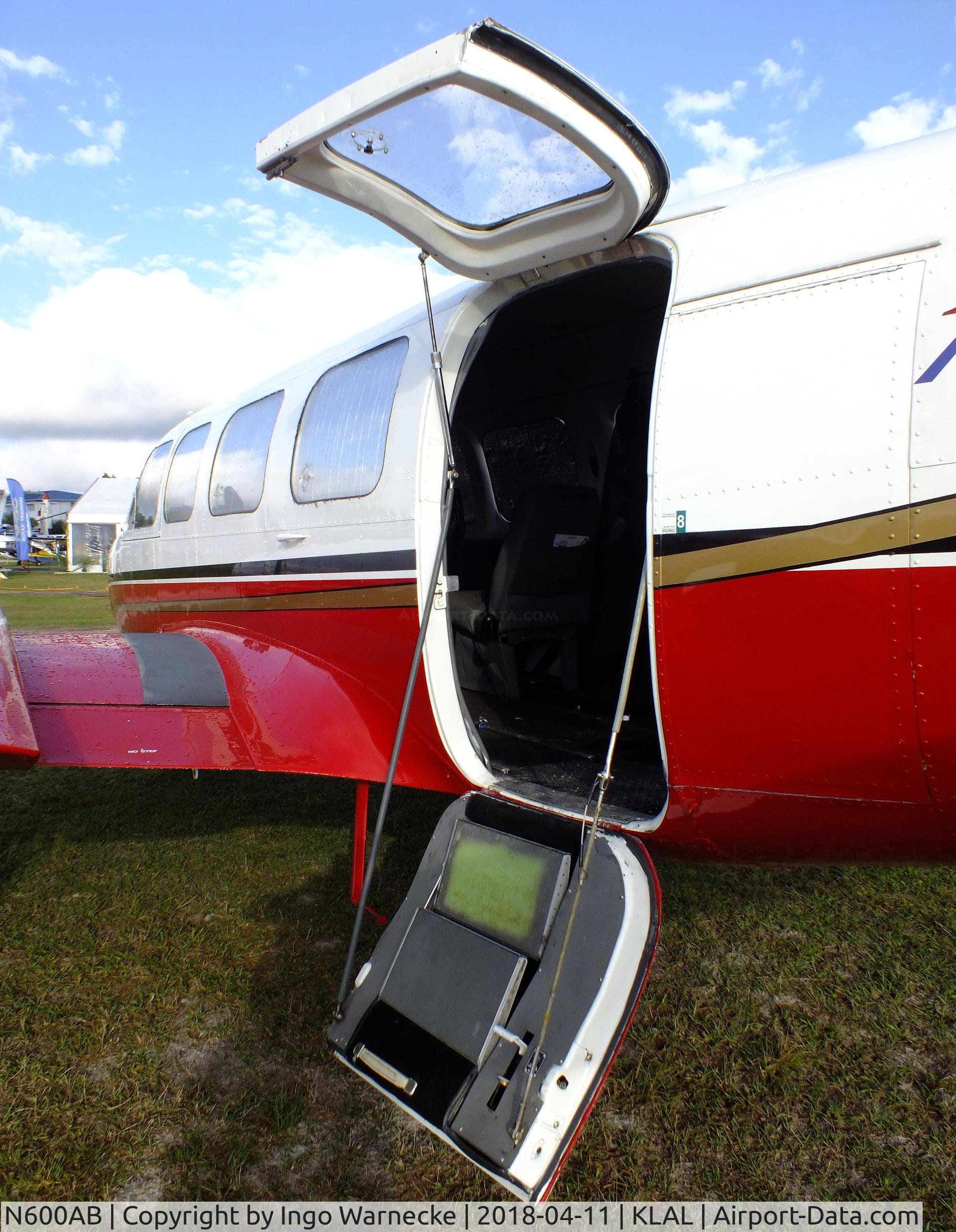 N600AB, 1974 Piper PA-31-350 Chieftain C/N 31-7405445, Piper PA-31-350 Navajo Chieftain at 2018 Sun 'n Fun, Lakeland FL