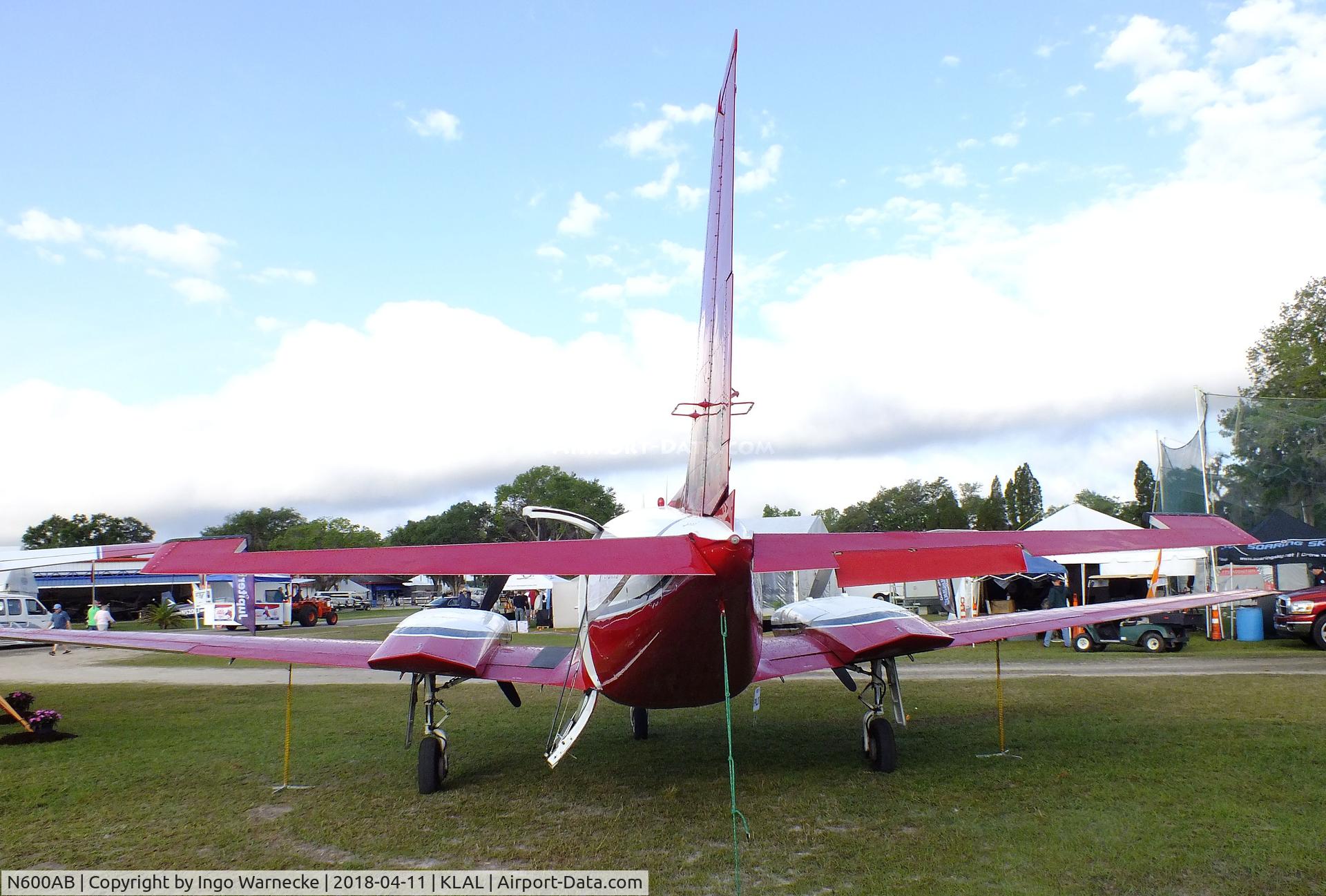 N600AB, 1974 Piper PA-31-350 Chieftain C/N 31-7405445, Piper PA-31-350 Navajo Chieftain at 2018 Sun 'n Fun, Lakeland FL