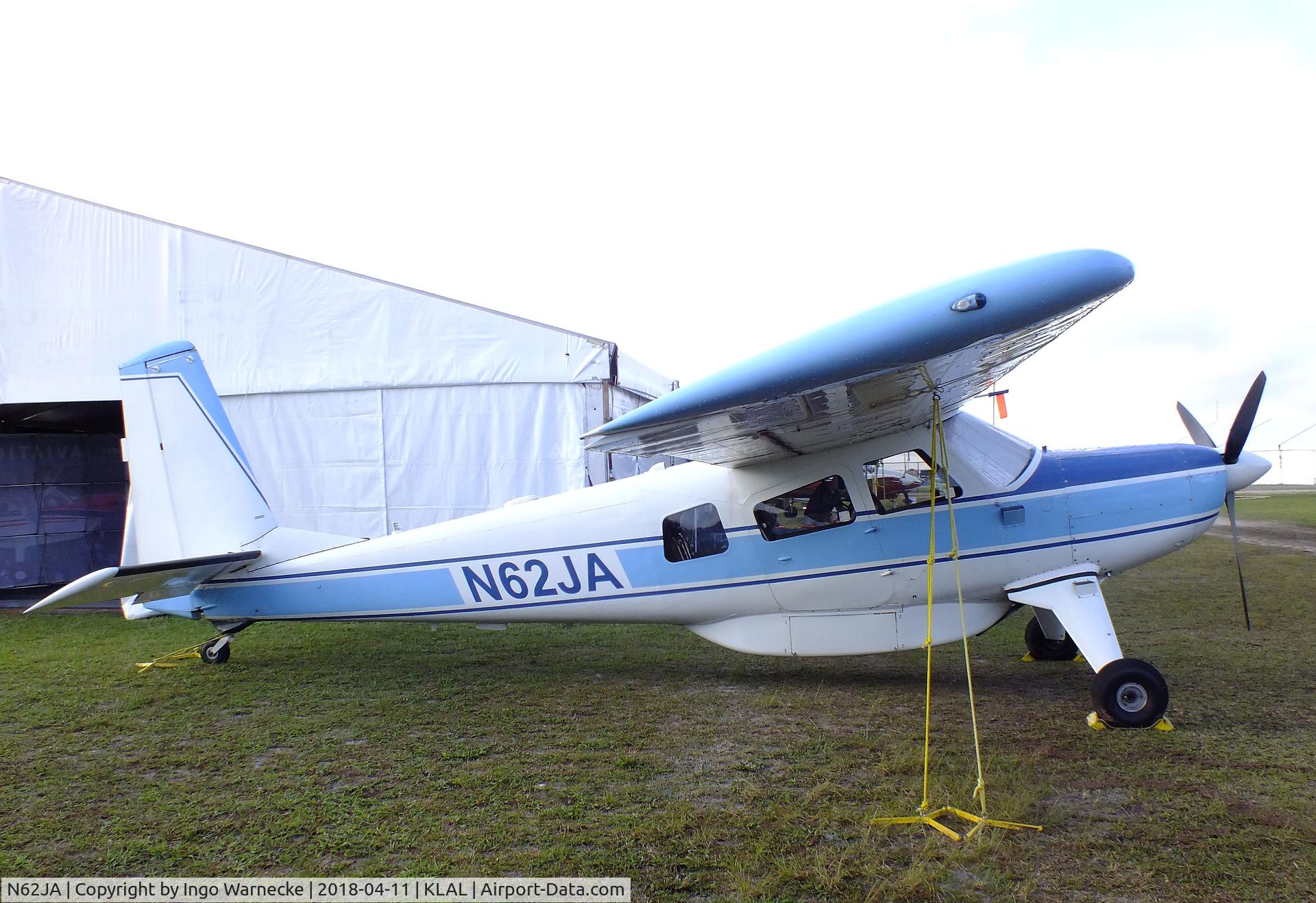 N62JA, 1976 Britten-Norman BN-2A-21 Islander C/N 511, Helio H-295-1400 Super Courier at 2018 Sun 'n Fun, Lakeland FL
