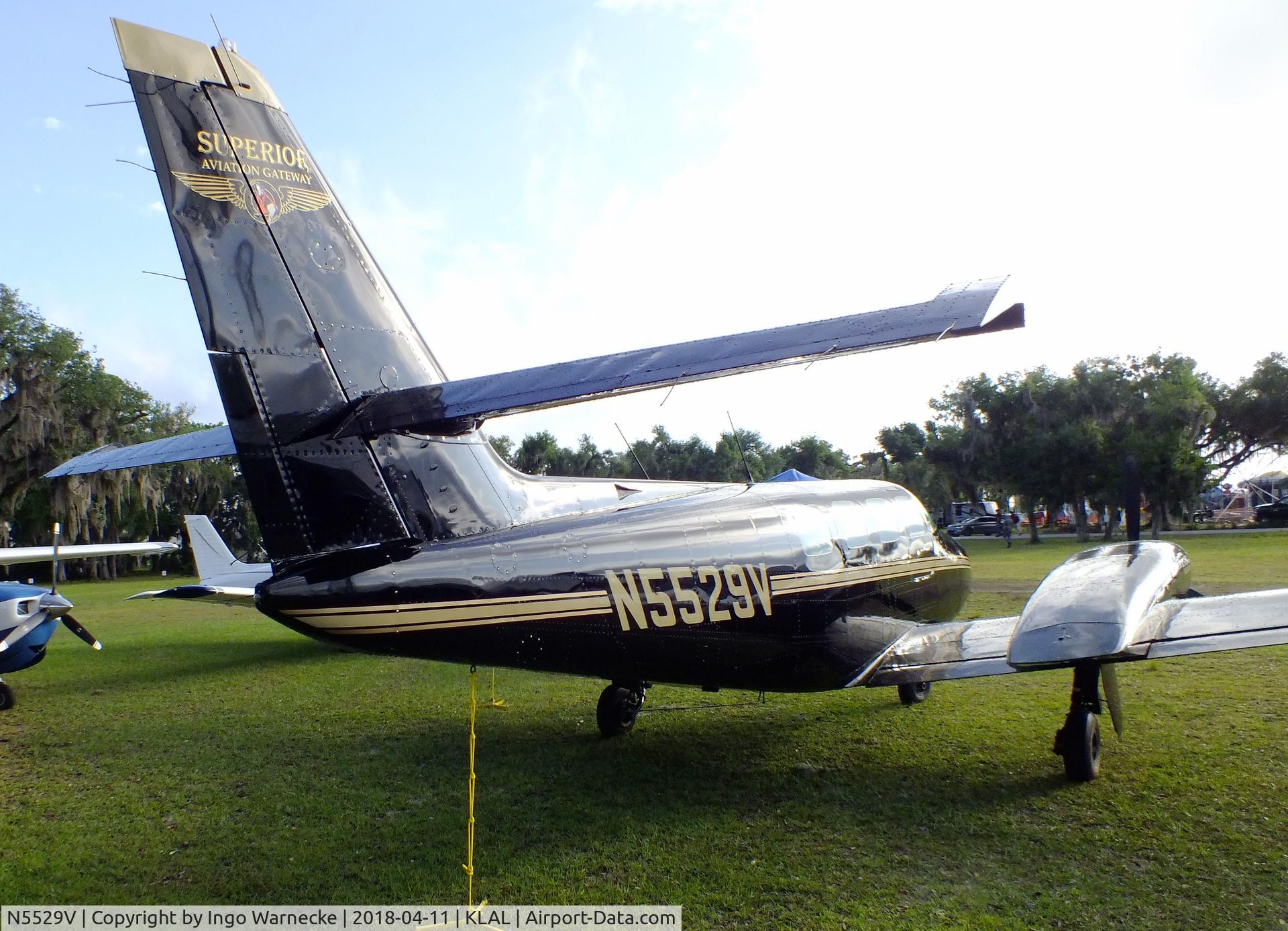 N5529V, 1984 Cessna T303 Crusader C/N T30300303, Cessna T303 Crusader at 2018 Sun 'n Fun, Lakeland FL