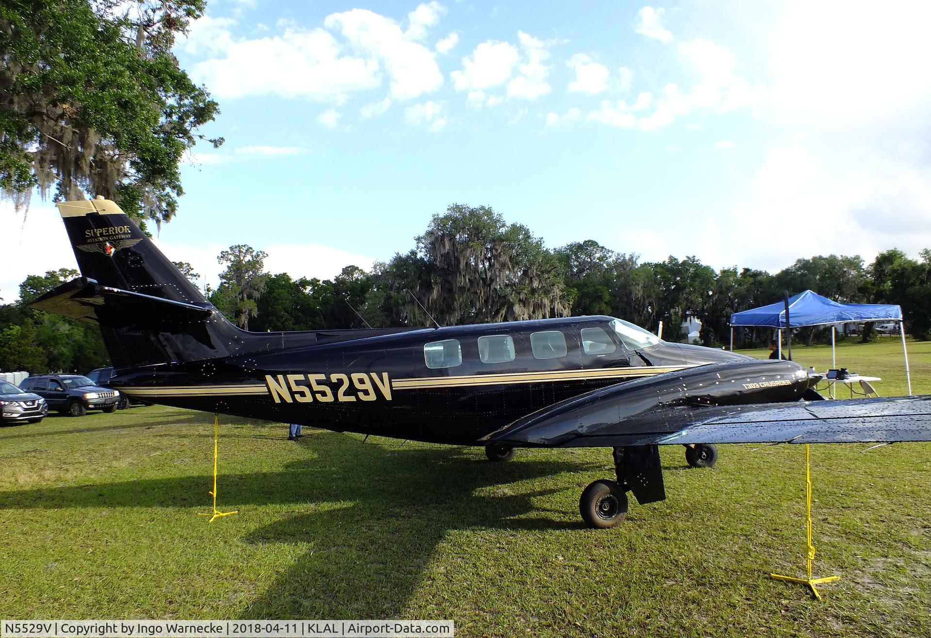 N5529V, 1984 Cessna T303 Crusader C/N T30300303, Cessna T303 Crusader at 2018 Sun 'n Fun, Lakeland FL