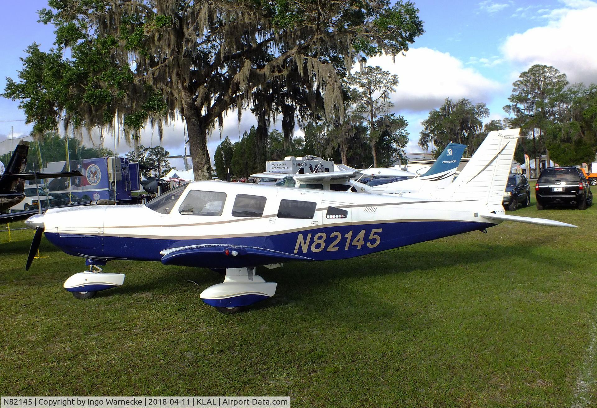 N82145, 1980 Piper PA-32-301 Saratoga C/N 32-8006029, Piper PA-32-301 Saratoga at 2018 Sun 'n Fun, Lakeland FL