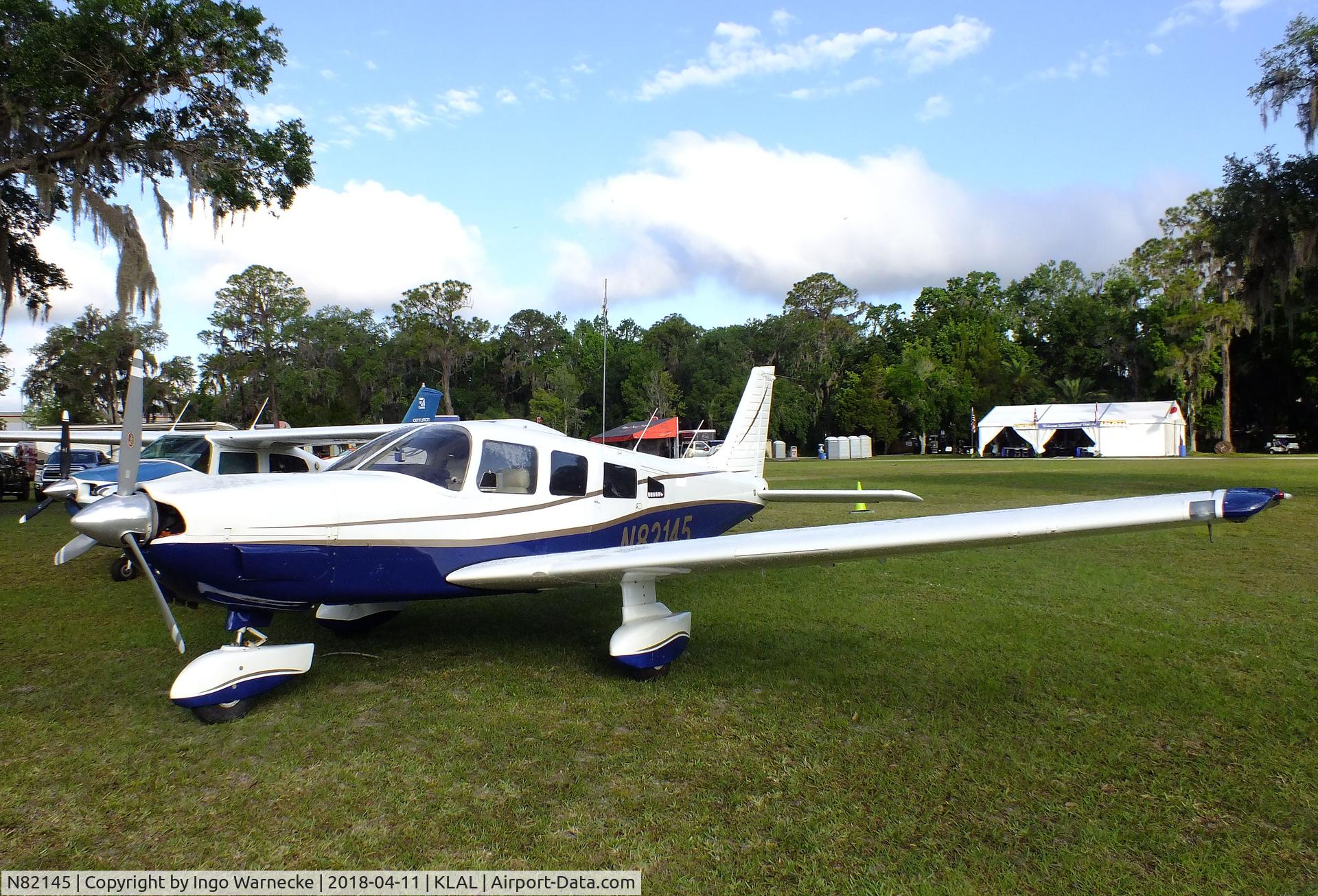 N82145, 1980 Piper PA-32-301 Saratoga C/N 32-8006029, Piper PA-32-301 Saratoga at 2018 Sun 'n Fun, Lakeland FL