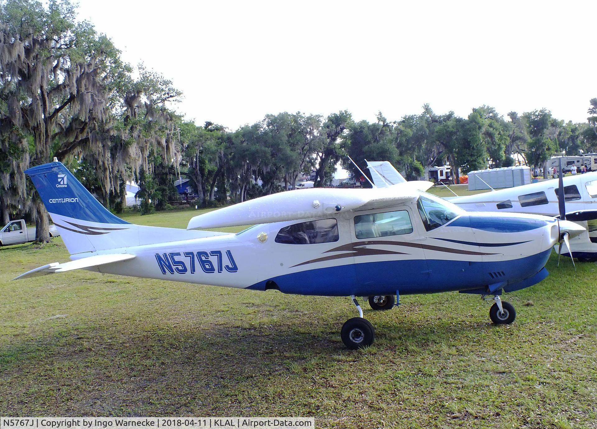 N5767J, 1971 Cessna 210K Centurion C/N 21059467, Cessna 210K Centurion at 2018 Sun 'n Fun, Lakeland FL