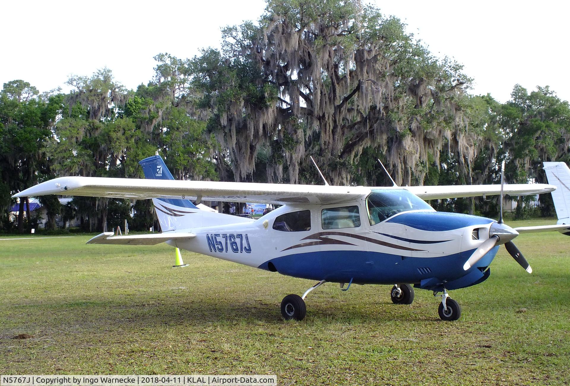N5767J, 1971 Cessna 210K Centurion C/N 21059467, Cessna 210K Centurion at 2018 Sun 'n Fun, Lakeland FL