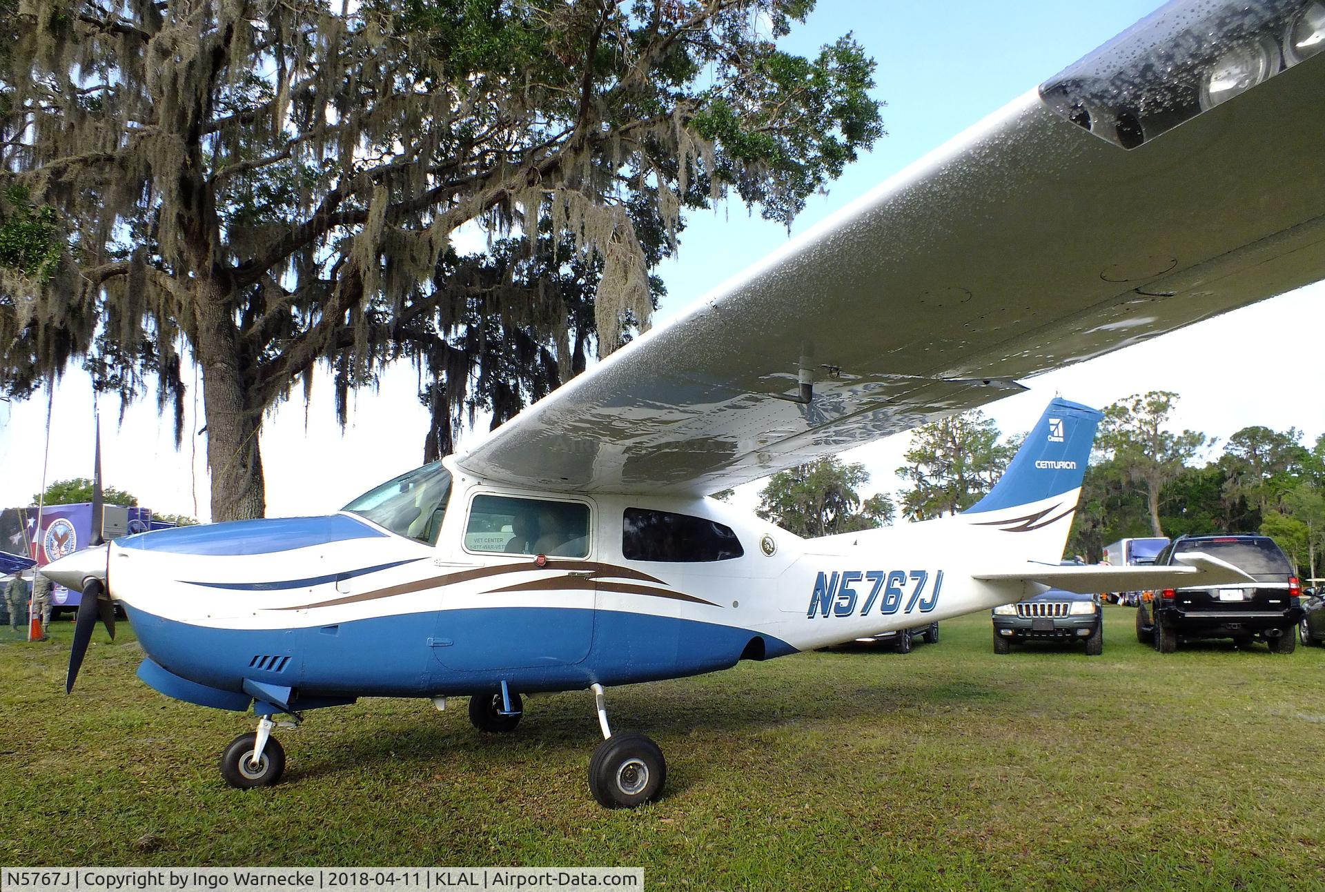 N5767J, 1971 Cessna 210K Centurion C/N 21059467, Cessna 210K Centurion at 2018 Sun 'n Fun, Lakeland FL