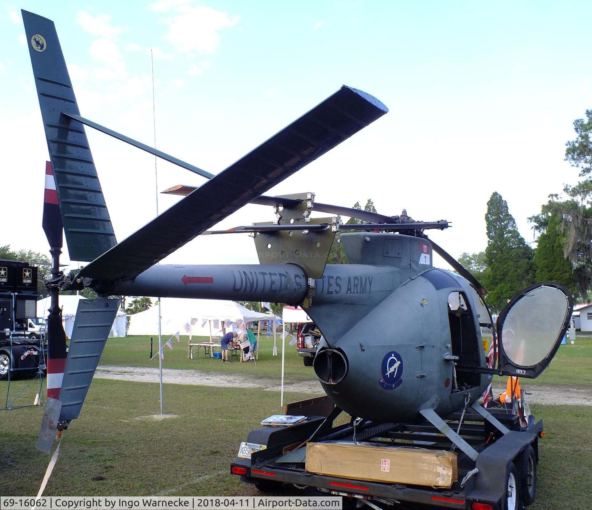 69-16062, 1969 Hughes MH-6B Cayuse C/N 1432, Hughes OH-6A Cayuse at 2018 Sun 'n Fun, Lakeland FL