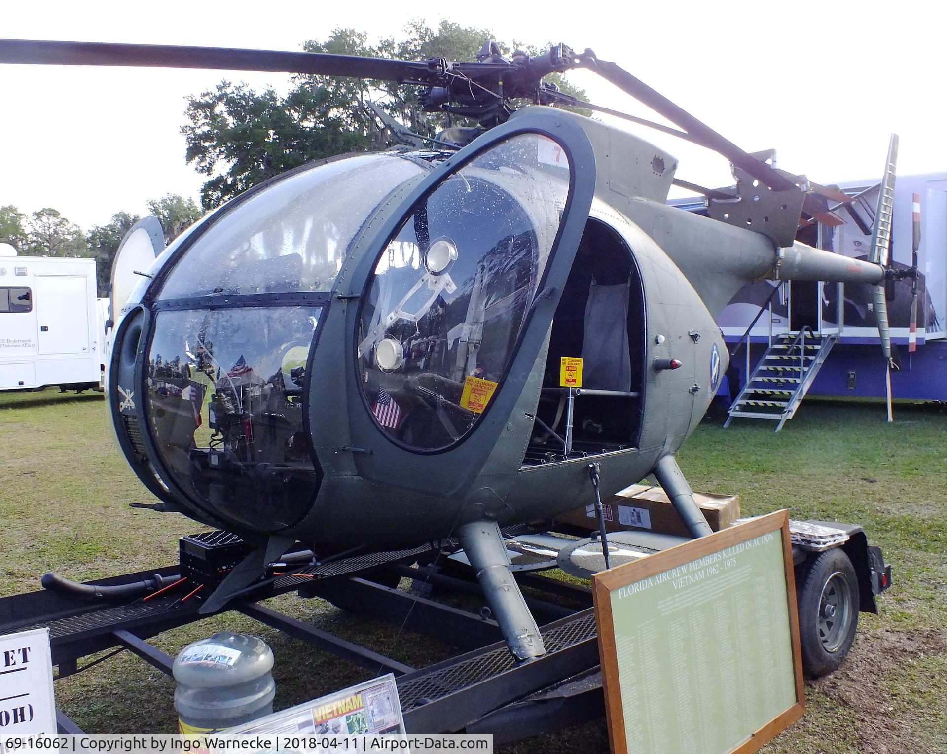 69-16062, 1969 Hughes MH-6B Cayuse C/N 1432, Hughes OH-6A Cayuse at 2018 Sun 'n Fun, Lakeland FL