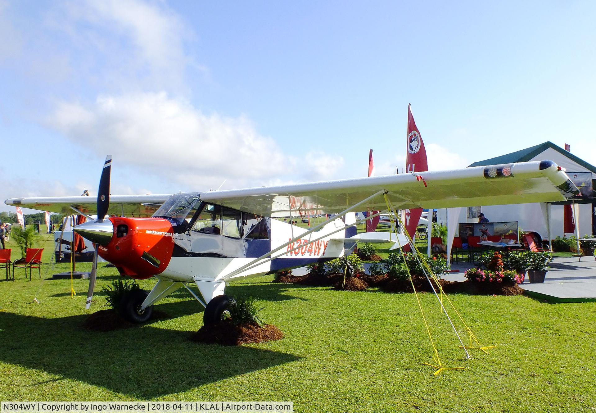 N304WY, 2018 Aviat A-1C Husky C/N 3304, Aviat A-1C Husky at 2018 Sun 'n Fun, Lakeland FL