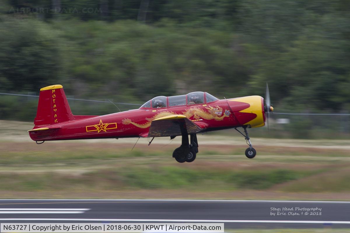 N63727, 1977 Nanchang CJ-6A C/N 1832035, CJ-6A at Bremerton