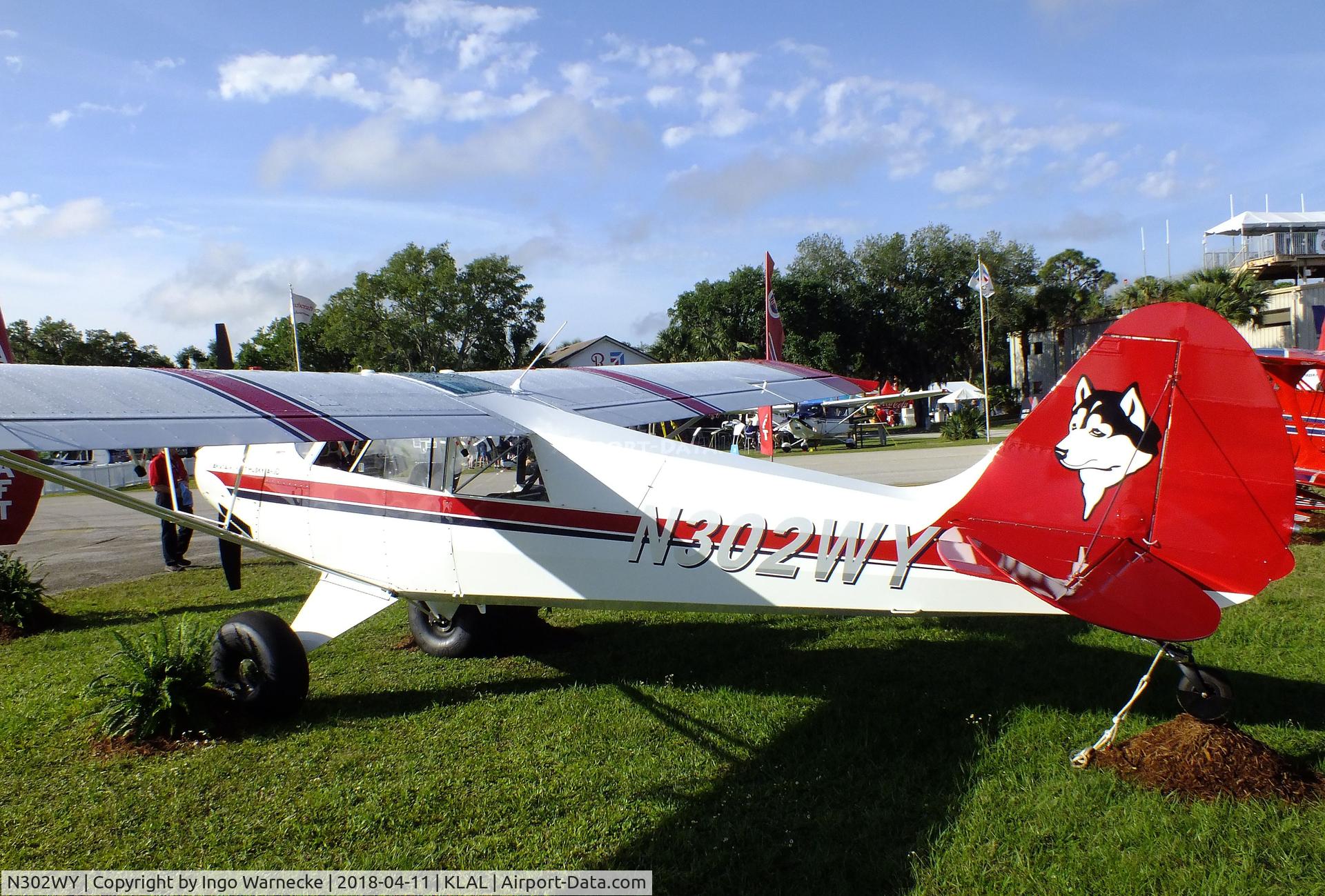 N302WY, 2018 Aviat A-1C-180 Husky C/N 3302, Aviat A-1C-180 Husky at 2018 Sun 'n Fun, Lakeland FL