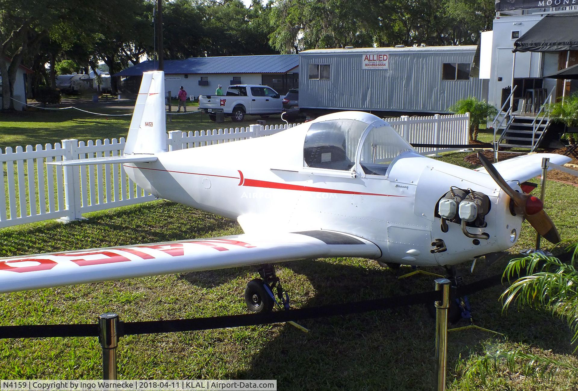 N4159, 1955 Mooney M-18C 55 C/N 325, Mooney M.18C Mite at 2018 Sun 'n Fun, Lakeland FL