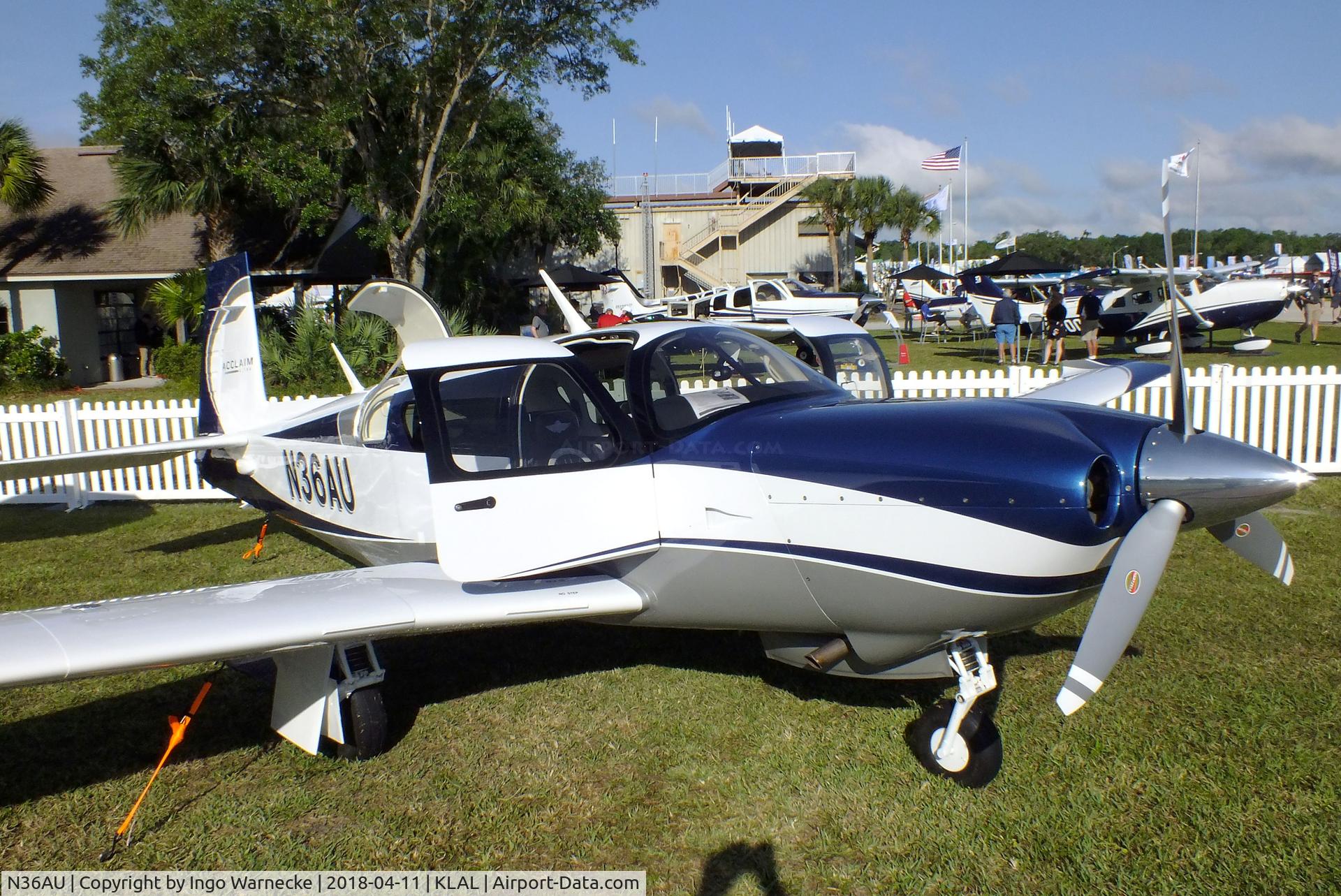 N36AU, 2018 Mooney M20V C/N 33-0004, Mooney M20V Acclaim Ultra at 2018 Sun 'n Fun, Lakeland FL