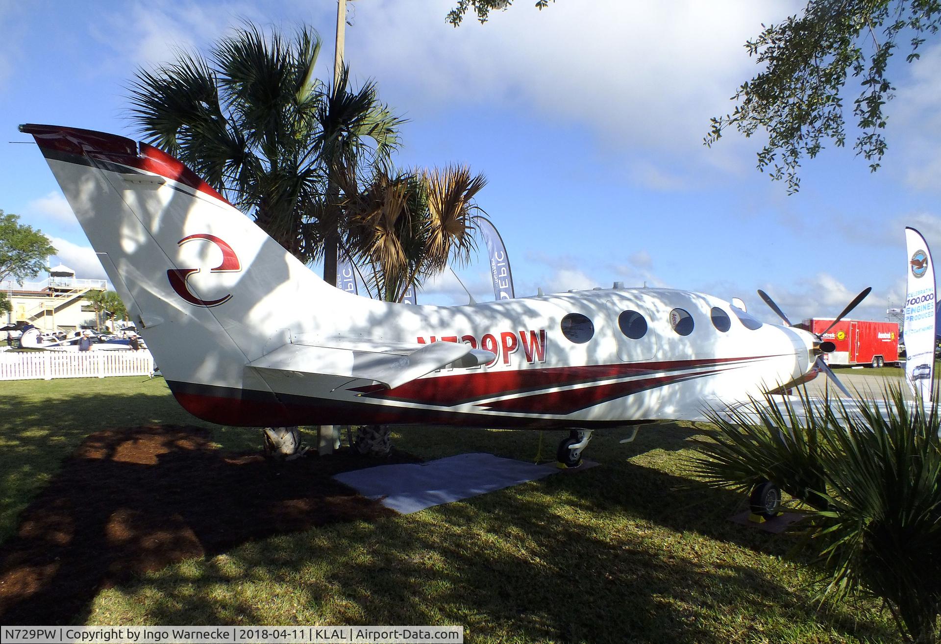 N729PW, 2015 Epic Aircraft Epic LT C/N 051, Epic LT at 2018 Sun 'n Fun, Lakeland FL