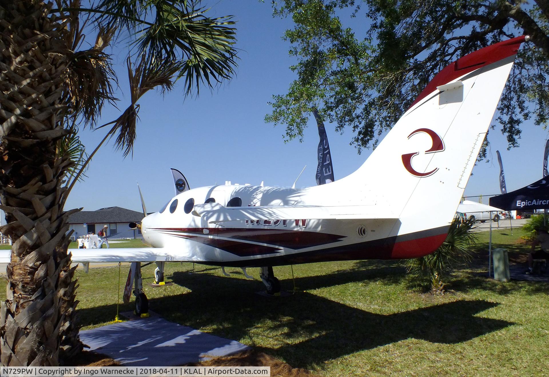 N729PW, 2015 Epic Aircraft Epic LT C/N 051, Epic LT at 2018 Sun 'n Fun, Lakeland FL