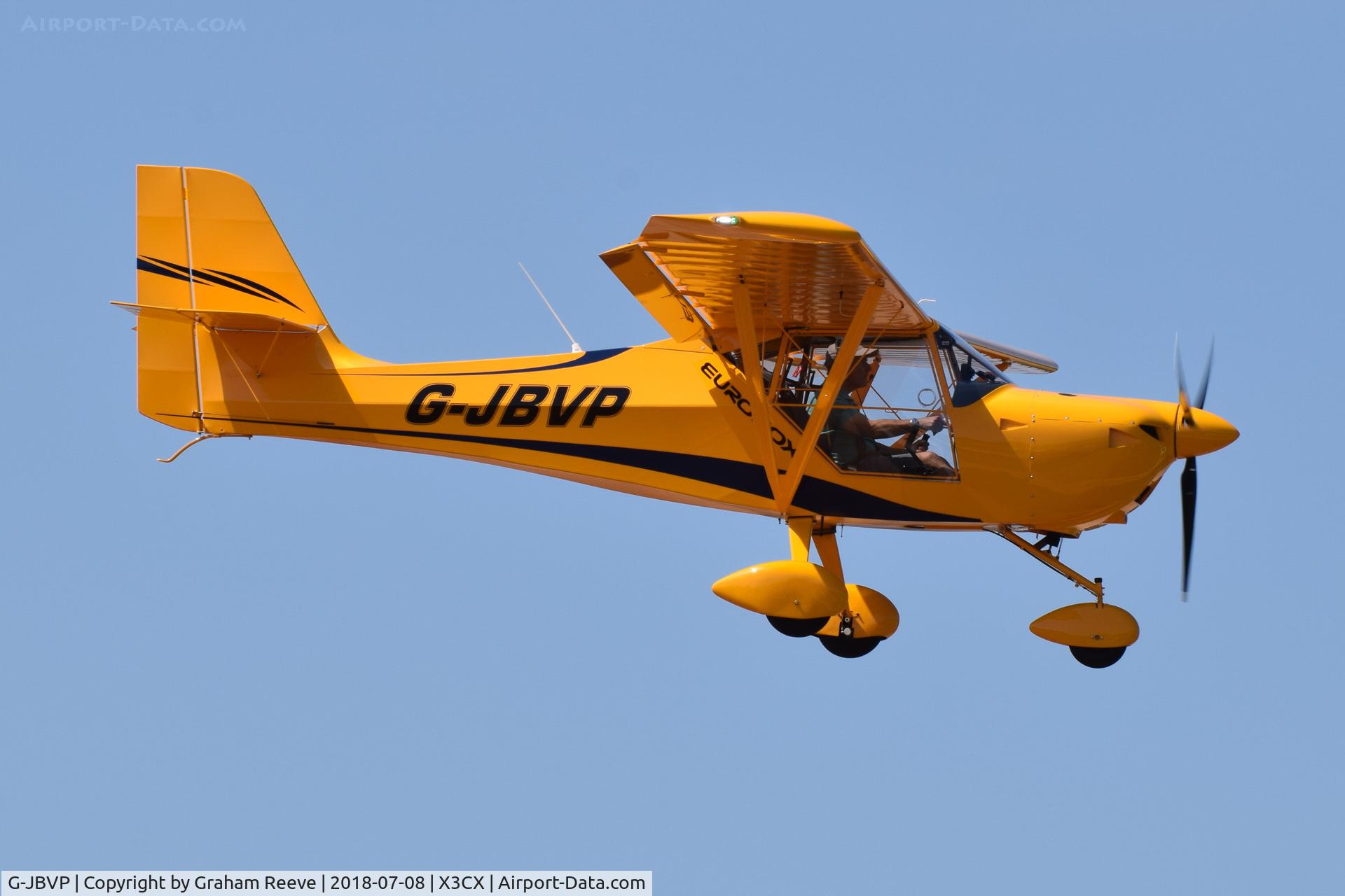 G-JBVP, 2017 Eurofox 3K C/N 52517, Landing at Northrepps.