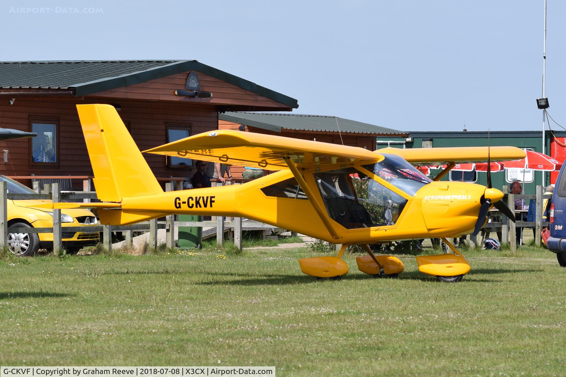 G-CKVF, 2018 Aeroprakt A22-LS Foxbat C/N LAA 317B-15464, Parked at Northrepps.
