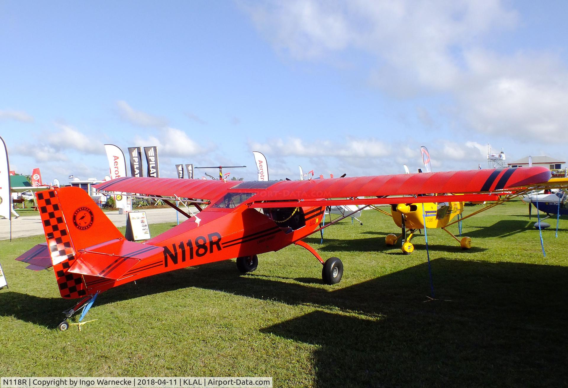 N118R, 2014 Aeropro CZ A220 C/N 42614, Aerotrek A220 (Aeropro Eurofox-2K) at 2018 Sun 'n Fun, Lakeland FL
