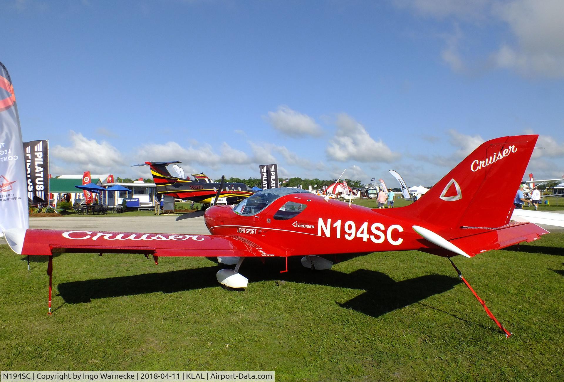 N194SC, 2017 Czech Sport Aircraft SportCruiser C/N C0598, Czech Sport Aircraft CZAW SportCruiser at 2018 Sun 'n Fun, Lakeland FL