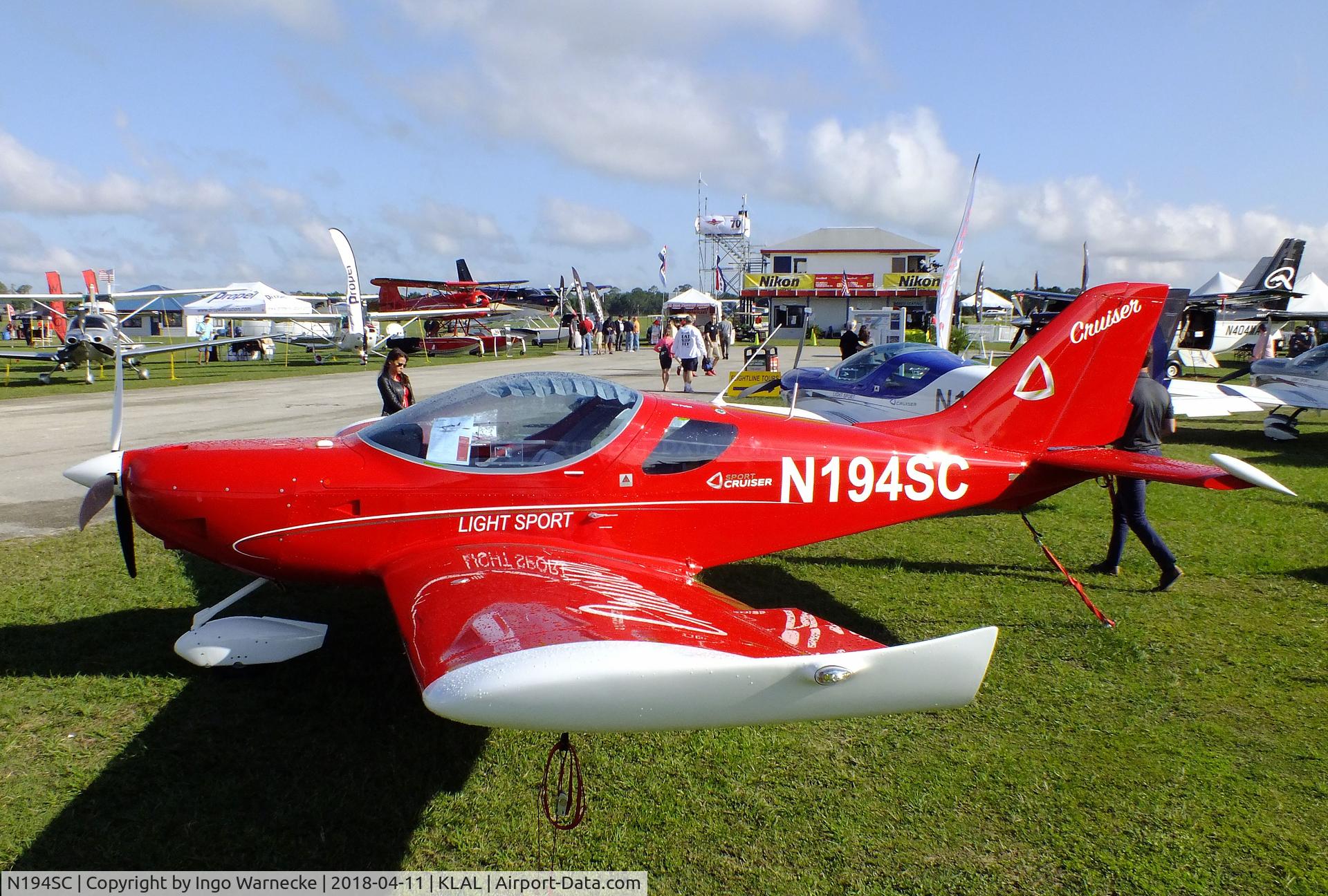 N194SC, 2017 Czech Sport Aircraft SportCruiser C/N C0598, Czech Sport Aircraft CZAW SportCruiser at 2018 Sun 'n Fun, Lakeland FL