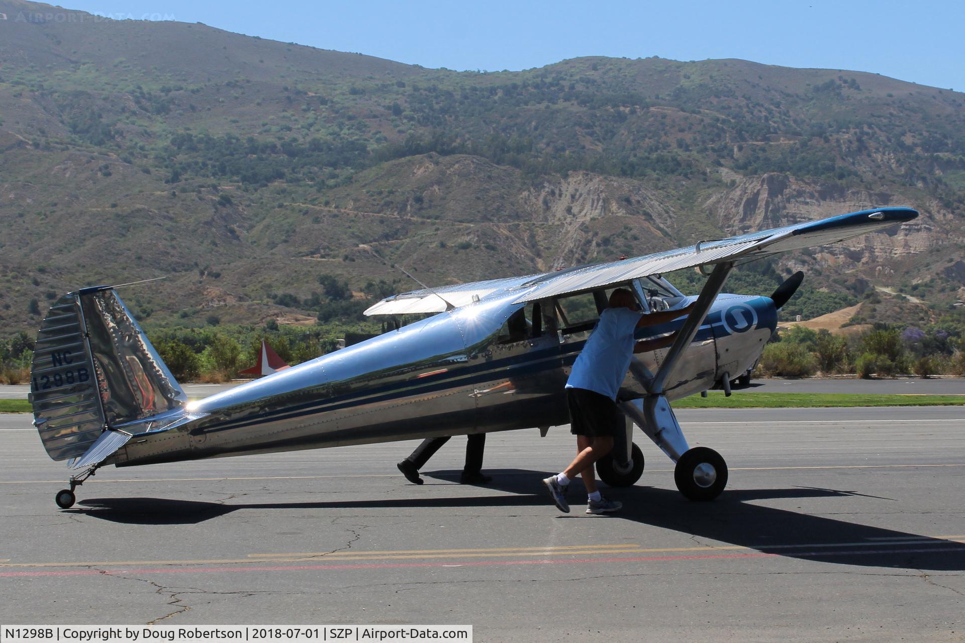N1298B, 1947 Luscombe 8E Silvaire C/N 5925, 1947 LUSCOMBE 8E SILVAIRE, Continental C85 85 Hp, spotting the aircraft