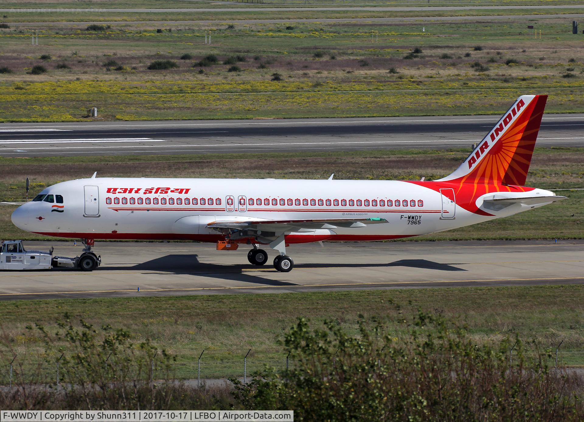 F-WWDY, 2017 Airbus A320-251N C/N 7965, C/n 7965 - To be VT-EXJ