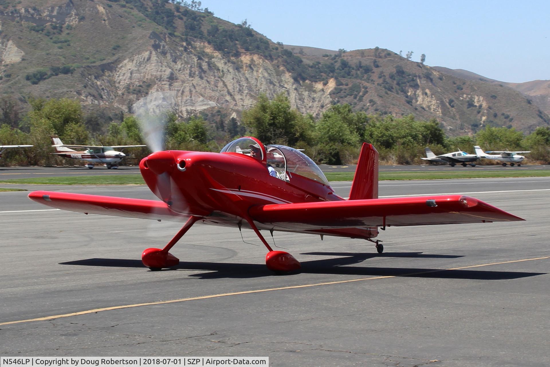 N546LP, Vans RV-8 C/N 82726, 2007 Obrien Special VANs RV-8, Lycoming IO-360EXP 180 Hp, taxi
