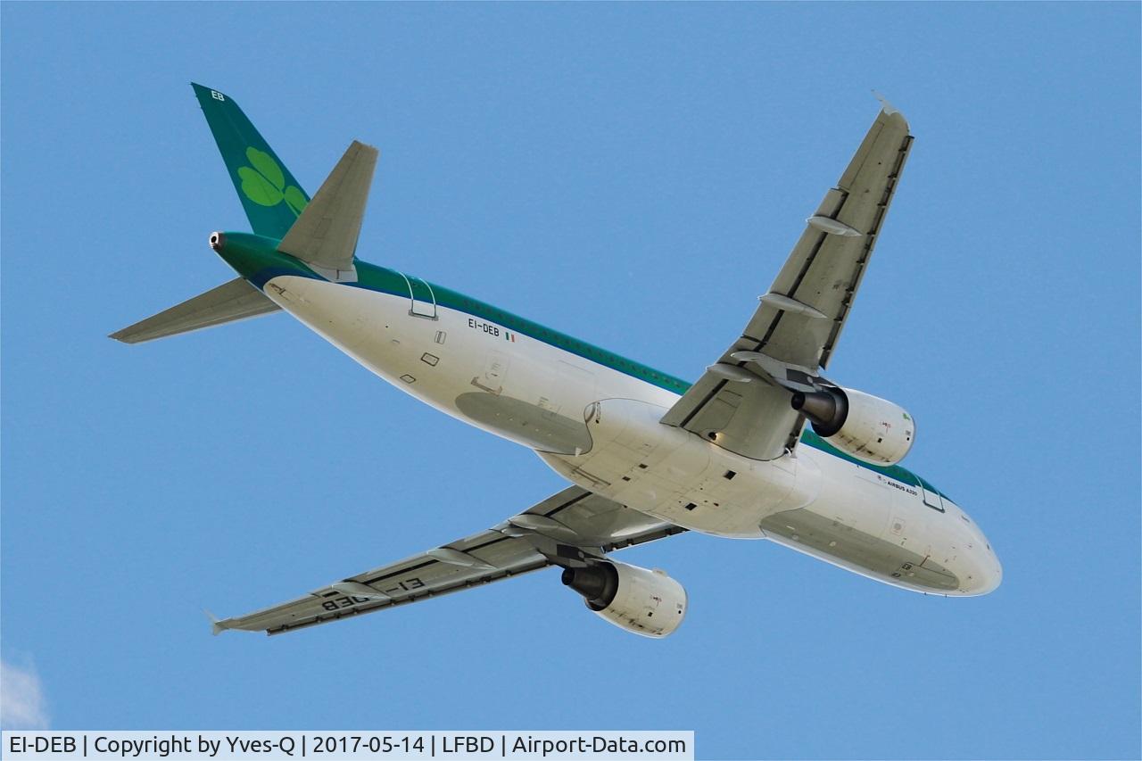 EI-DEB, 2004 Airbus A320-214 C/N 2206, Airbus A320-214, Take off rwy 05, Bordeaux-Mérignac airport (LFBD-BOD)