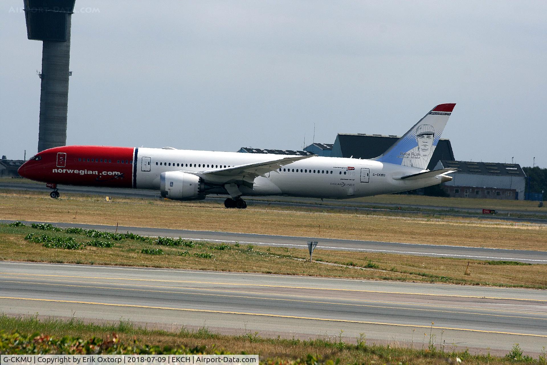 G-CKMU, 2017 Boeing 787-9 Dreamliner C/N 63313, G-CKMU landed rw 22L