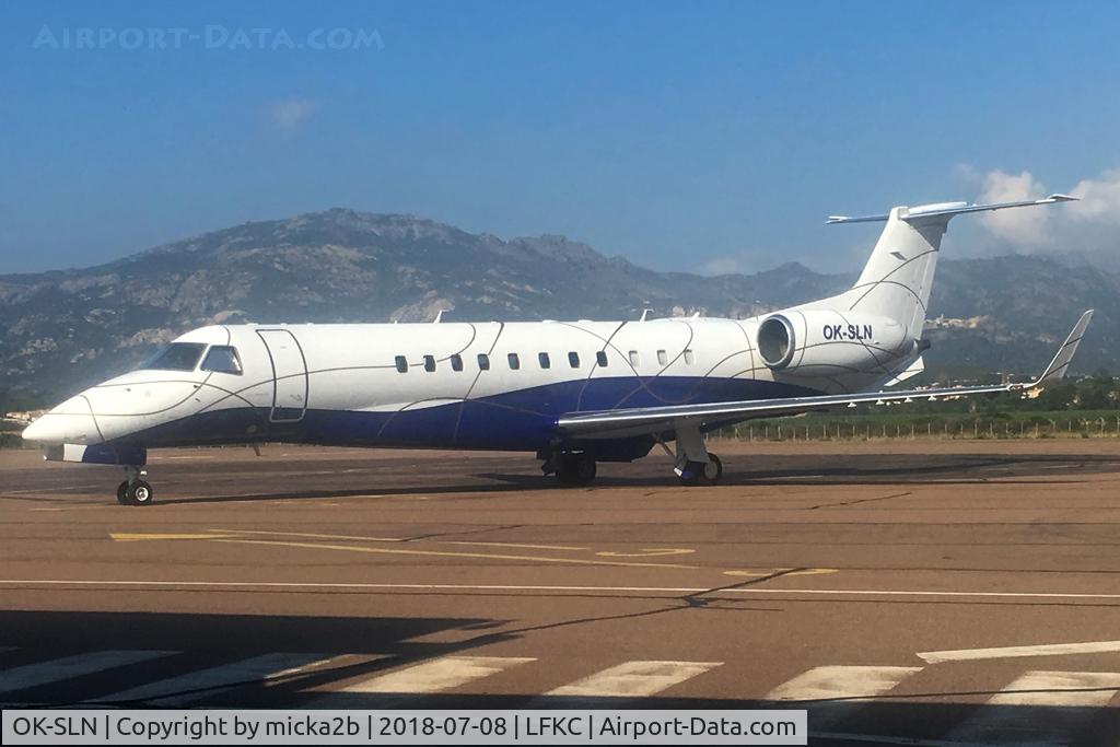 OK-SLN, 2004 Embraer EMB-135BJ Legacy 600 C/N 14500796, Parked