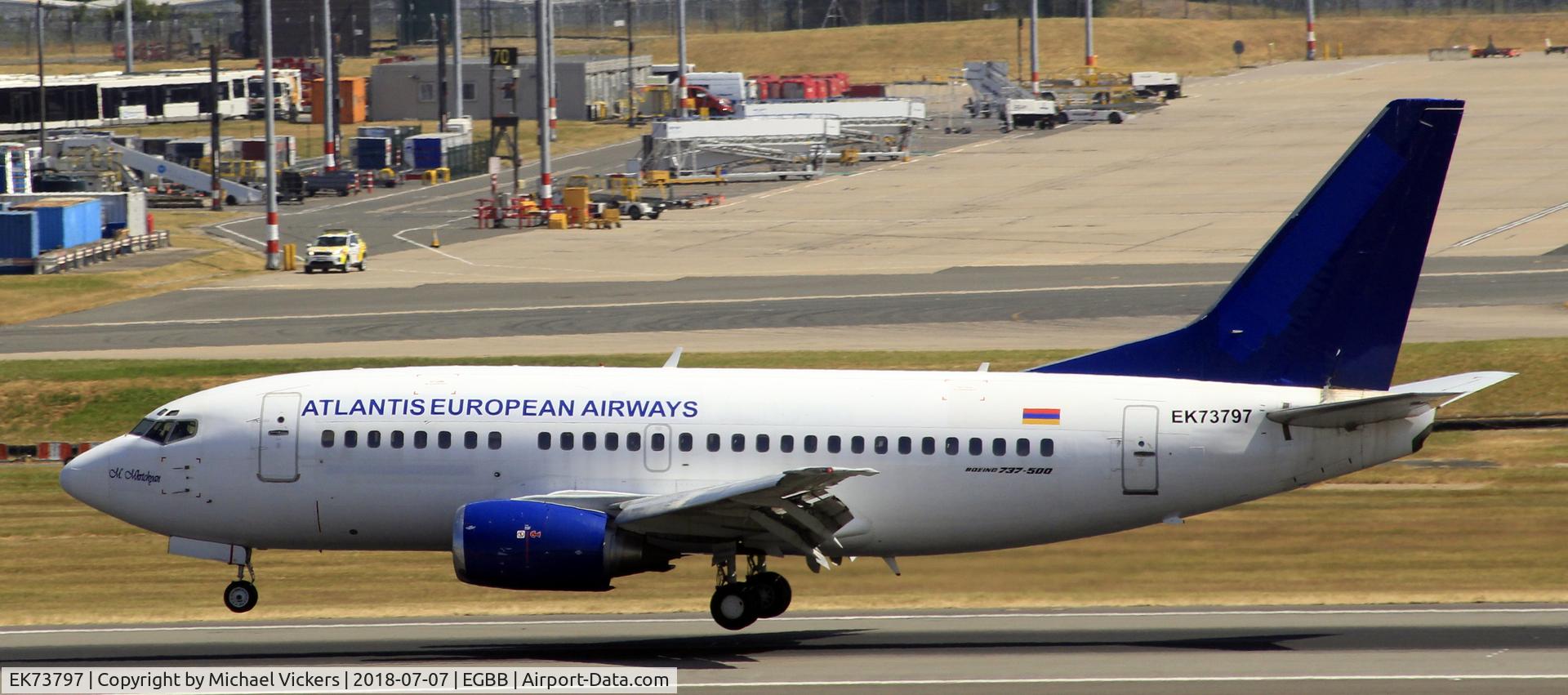 EK73797, 1994 Boeing 737-505 C/N 26297, Old B7373 Frame