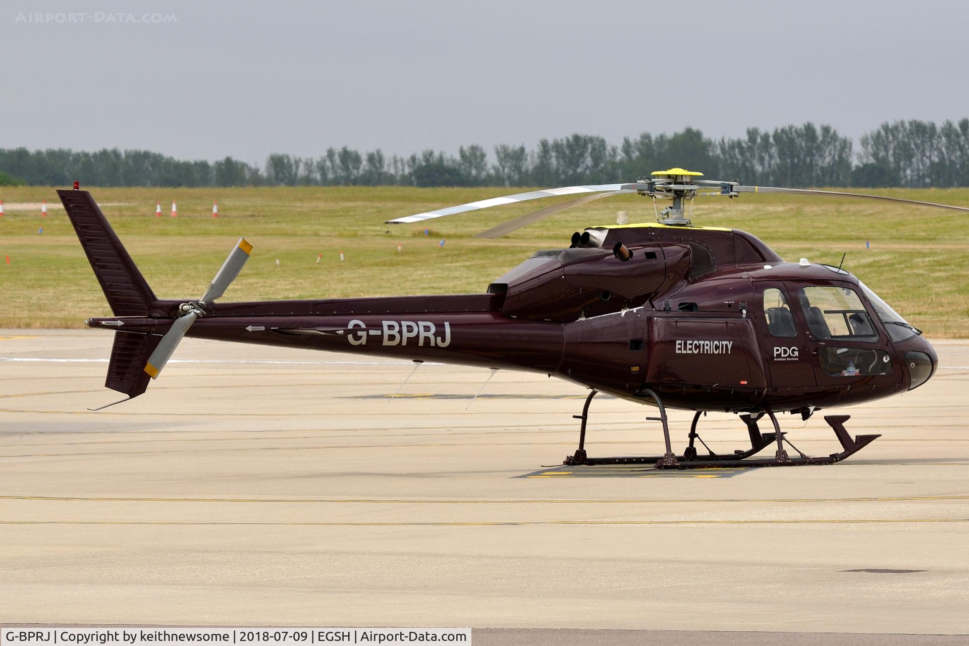 G-BPRJ, 1982 Aerospatiale AS-355F-1 Ecureuil 2 C/N 5201, Return Visitor.