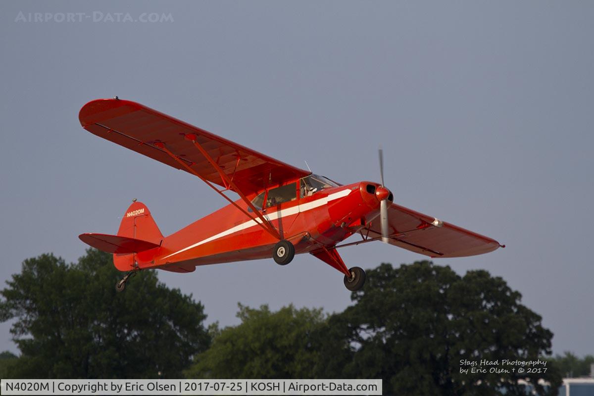 N4020M, 1947 Piper PA-12 Super Cruiser C/N 12-2898, Piper PA-12 at Oshkosh
