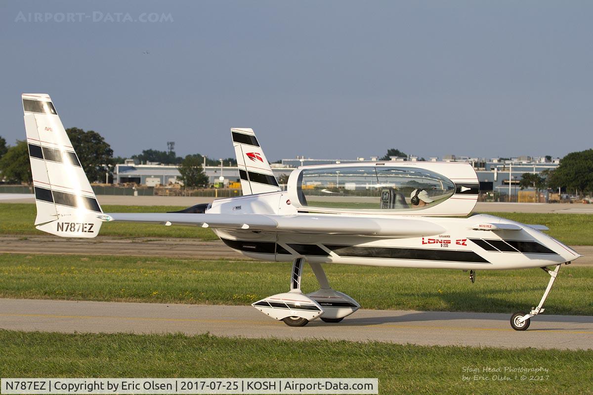 N787EZ, 1985 Rutan Long-EZ C/N 1217, Long-EZ at Oshkosh